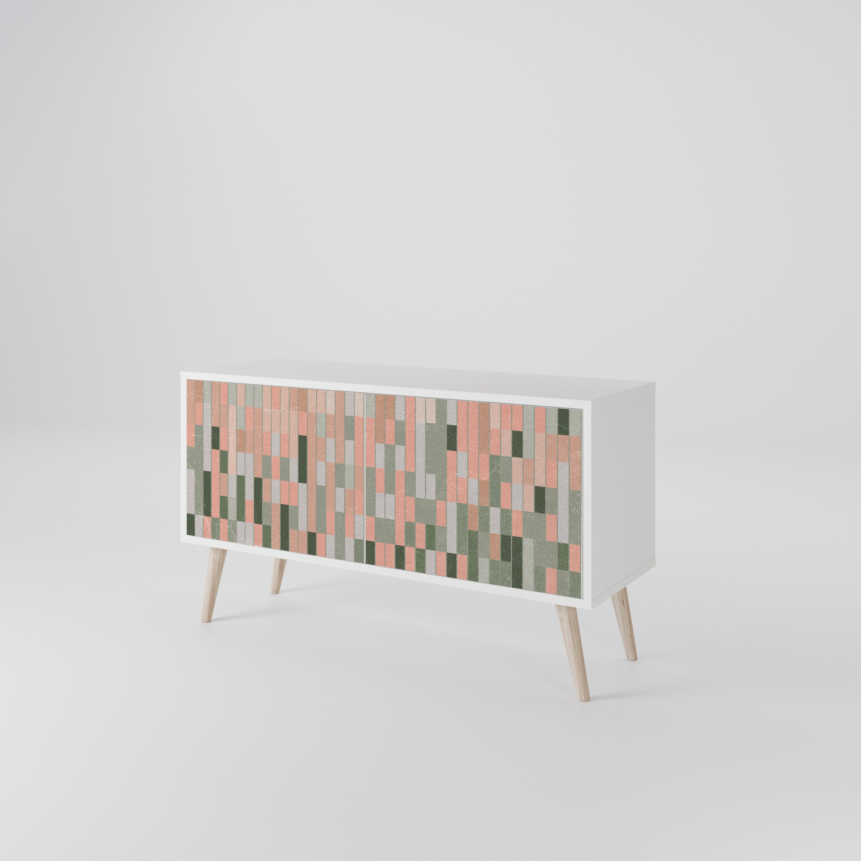 BUILDING THE FUTURE Compact 2-Door TV Cabinet