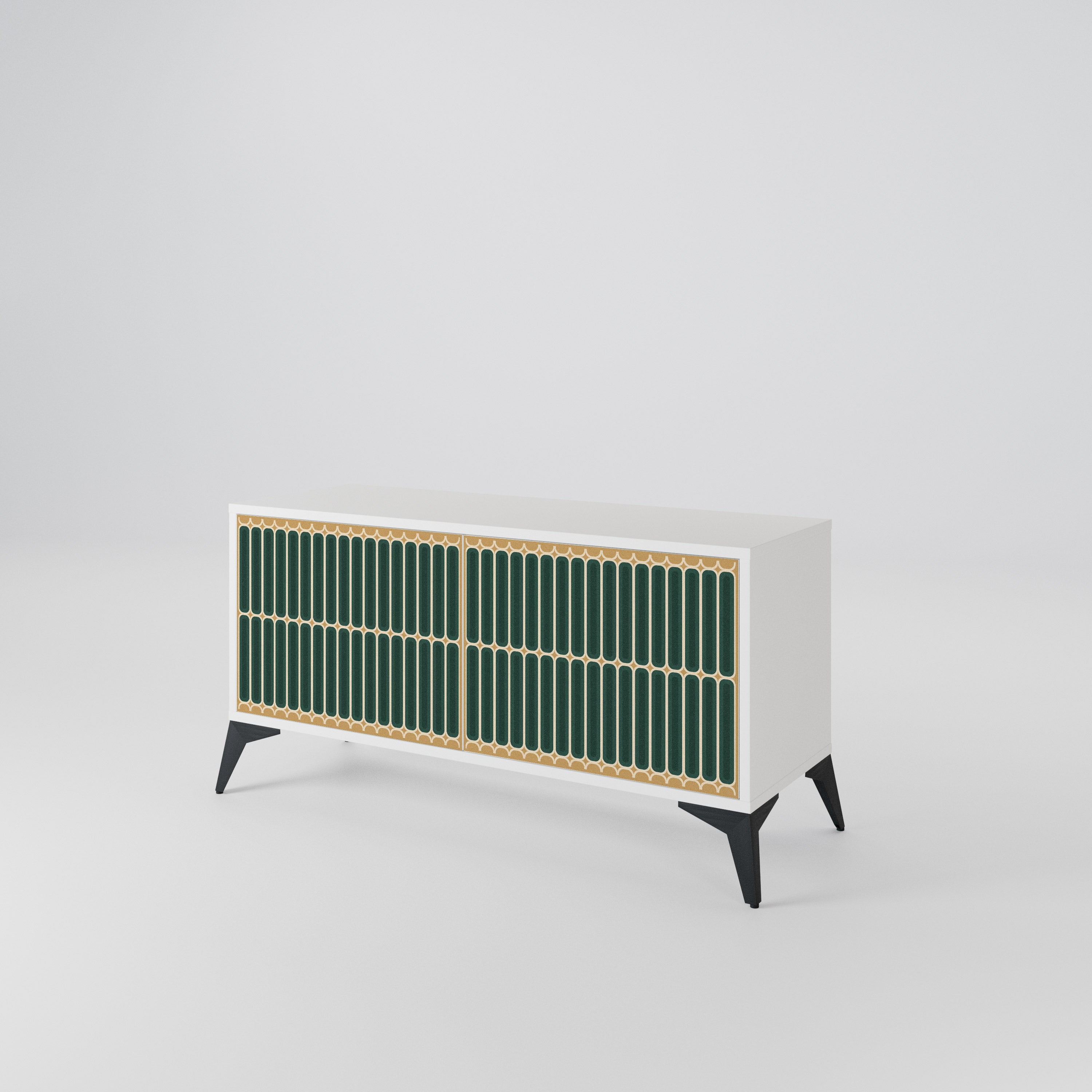 ILUSION GATE Compact 2-Door TV Cabinet