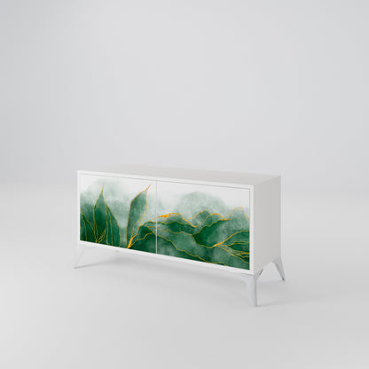 EXPENSIVE NATURE Compact 2-Door TV Cabinet