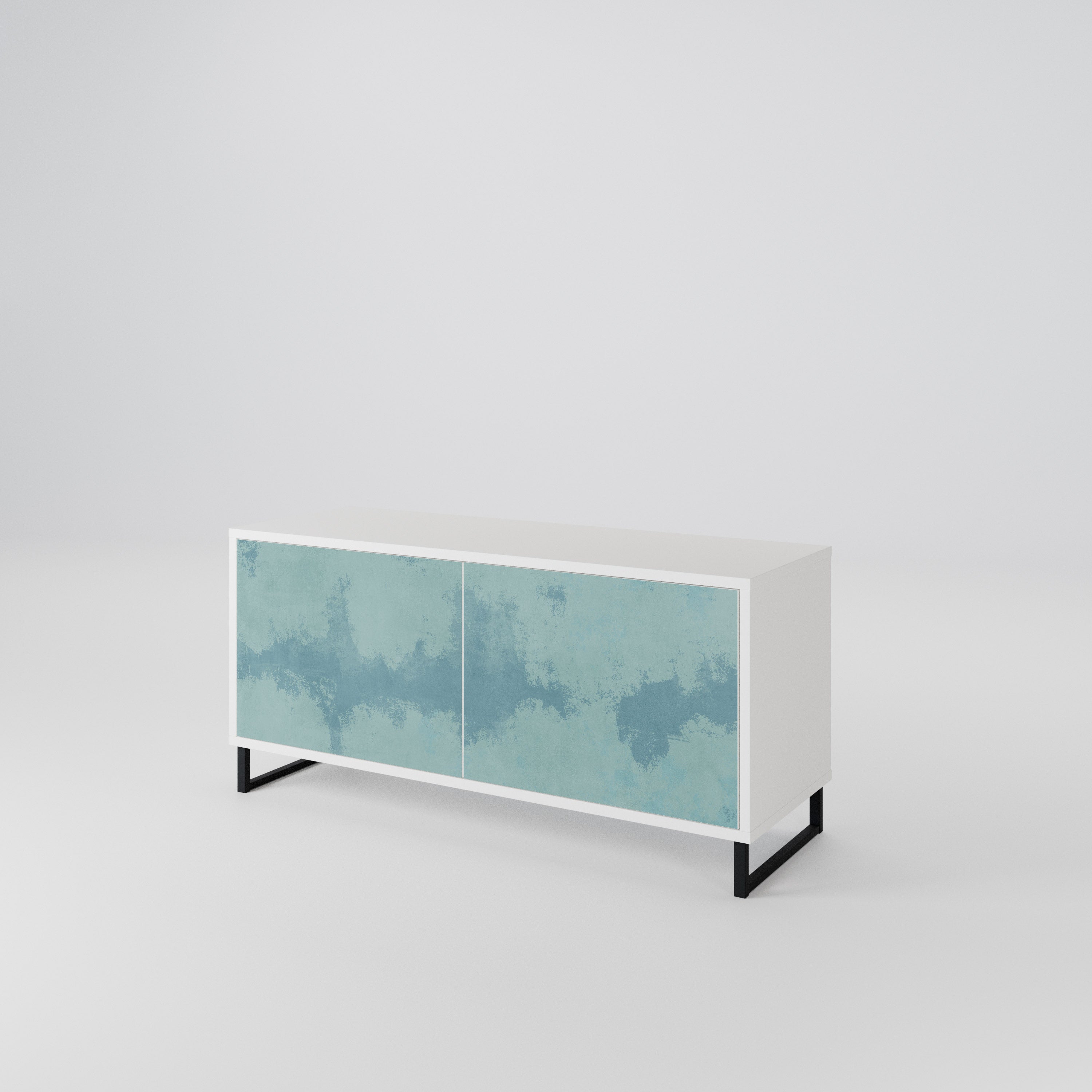 SKY WASH Compact 2-Door TV Cabinet