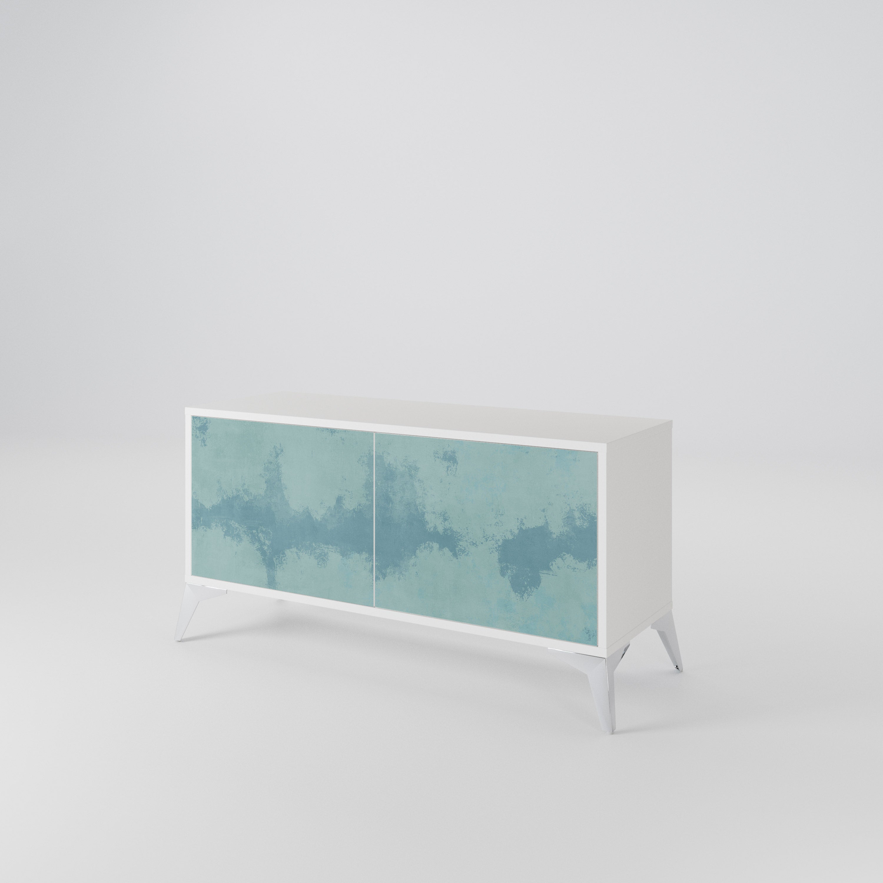 SKY WASH Compact 2-Door TV Cabinet