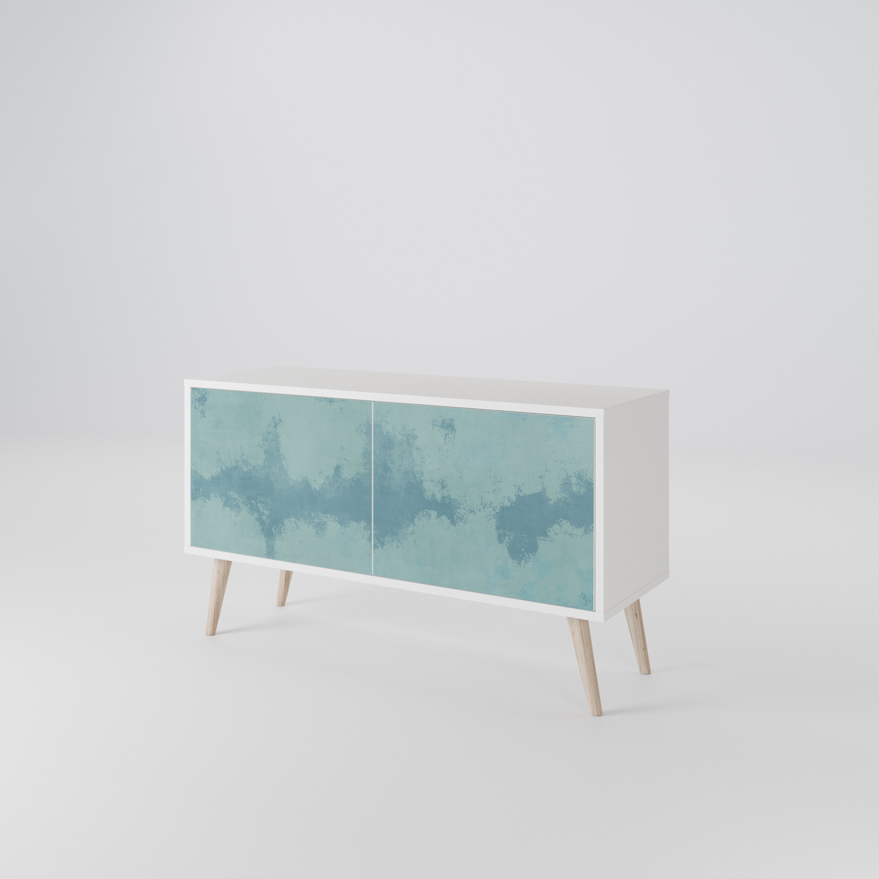 SKY WASH Compact 2-Door TV Cabinet