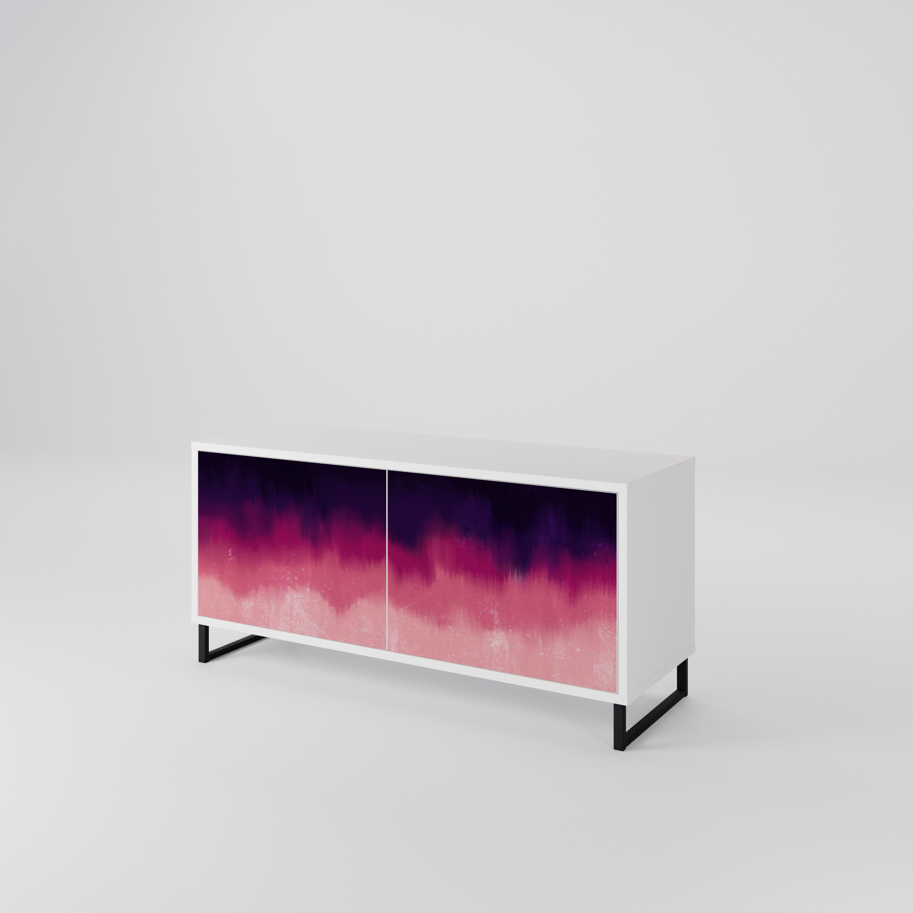 AURORA BOREALIS Compact 2-Door TV Cabinet