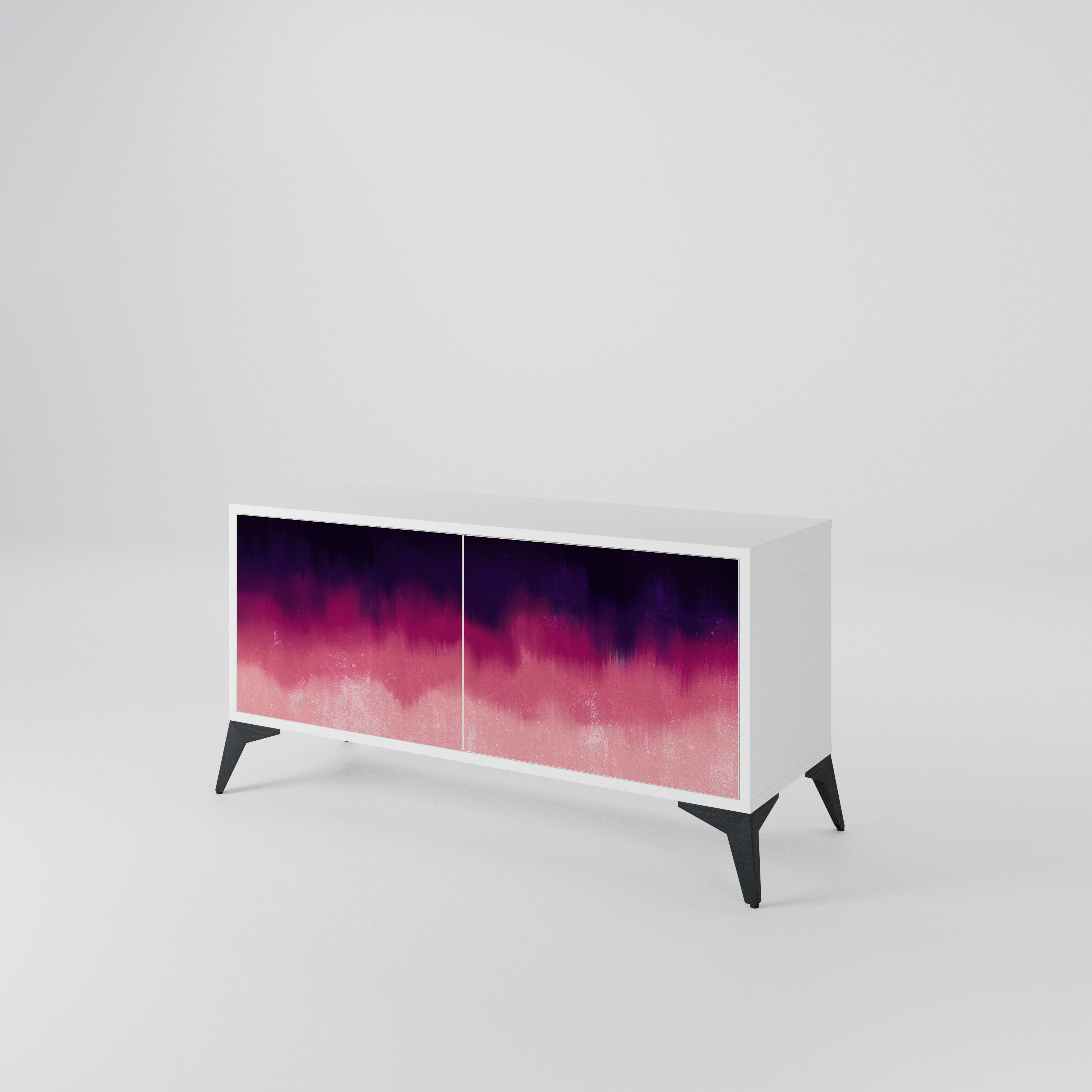 AURORA BOREALIS Compact 2-Door TV Cabinet