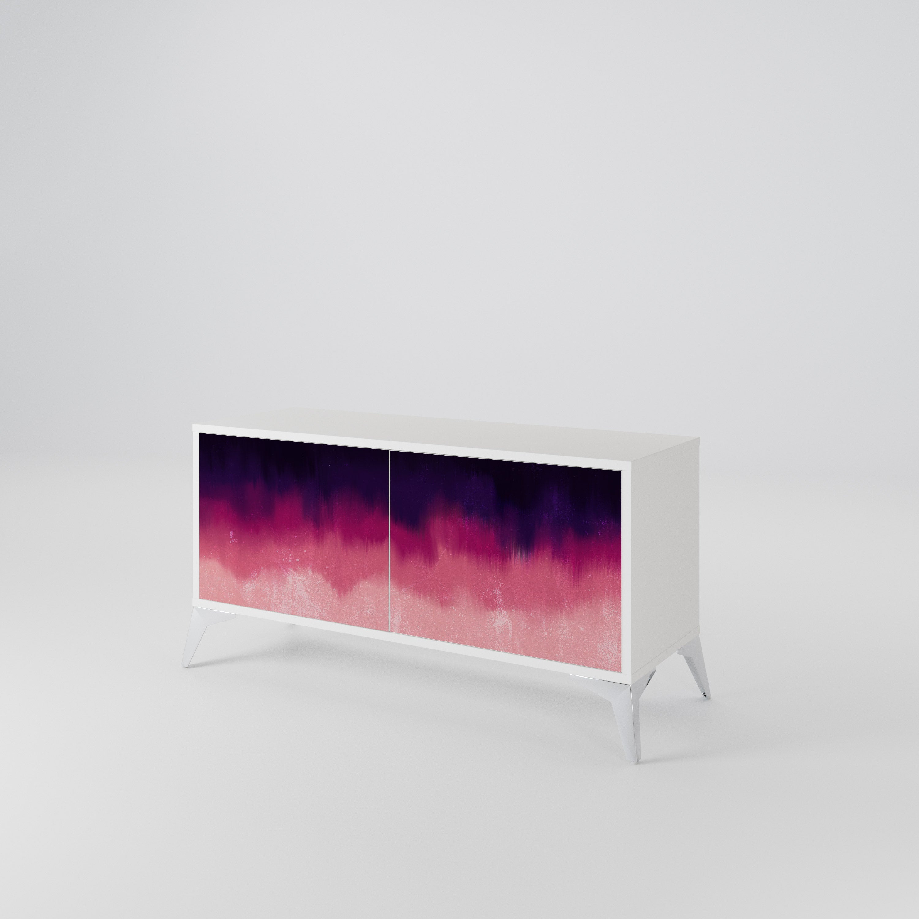 AURORA BOREALIS Compact 2-Door TV Cabinet