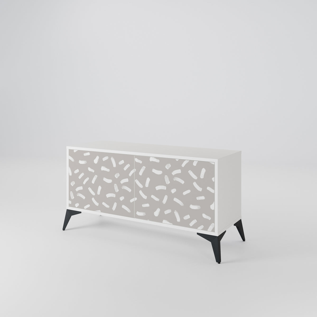 PASSING SECONDS Compact 2-Door TV Cabinet