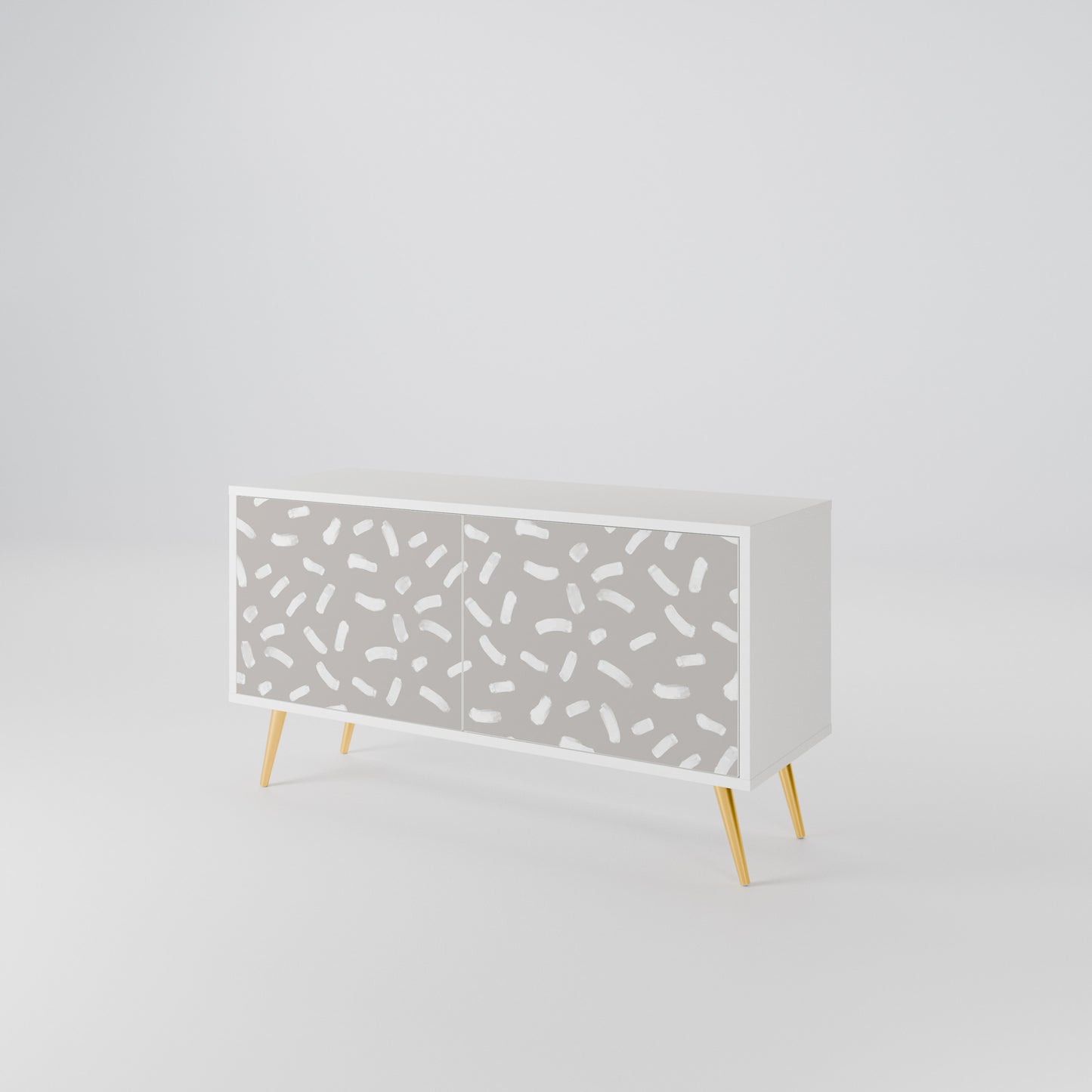 PASSING SECONDS Compact 2-Door TV Cabinet