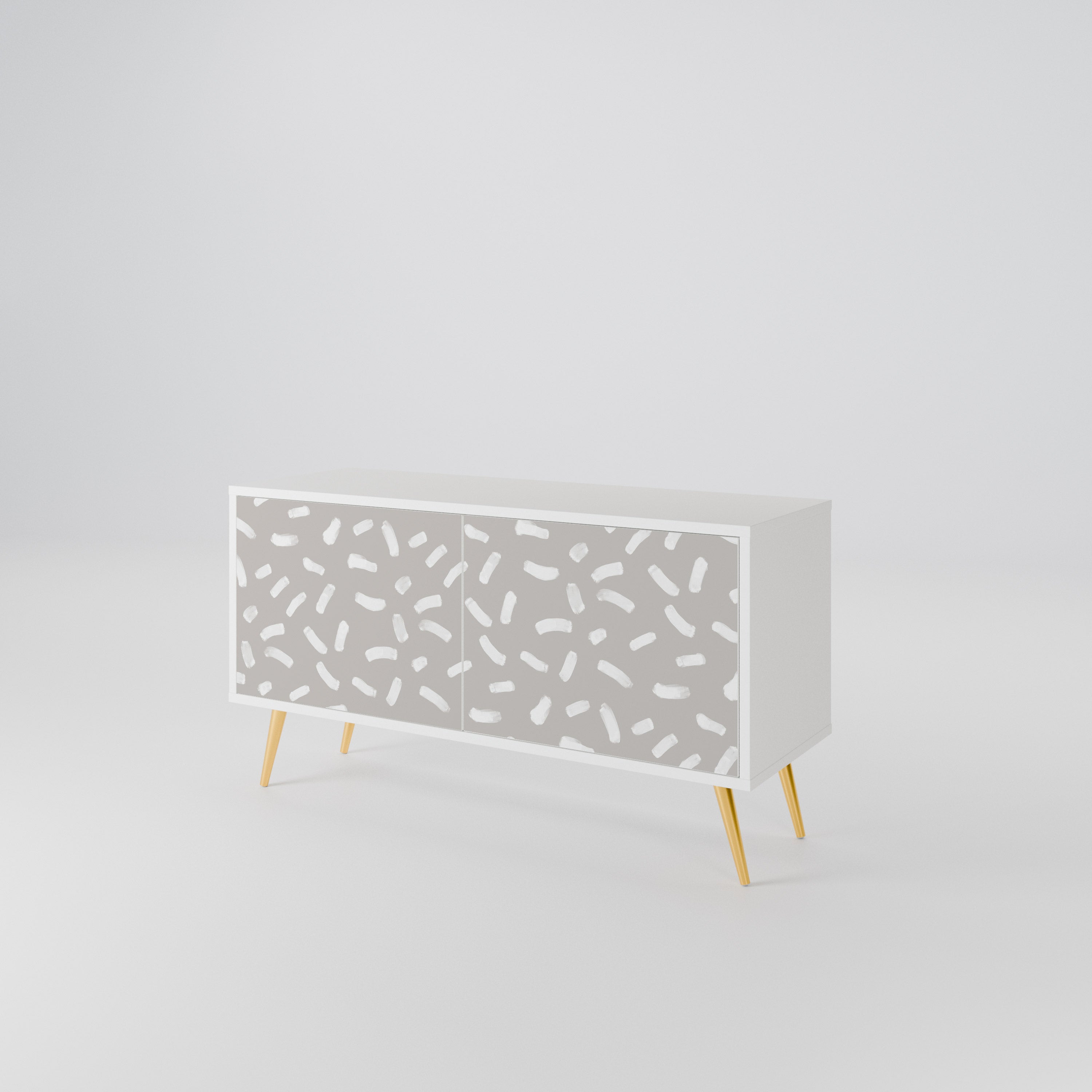 PASSING SECONDS Compact 2-Door TV Cabinet