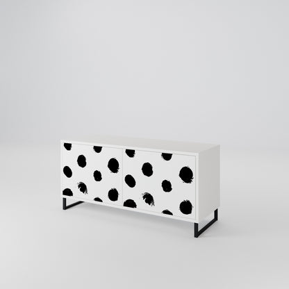 SLIPPING MINUTES Compact 2-Door TV Cabinet