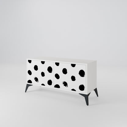 SLIPPING MINUTES Compact 2-Door TV Cabinet