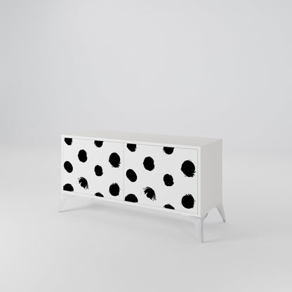 SLIPPING MINUTES Compact 2-Door TV Cabinet