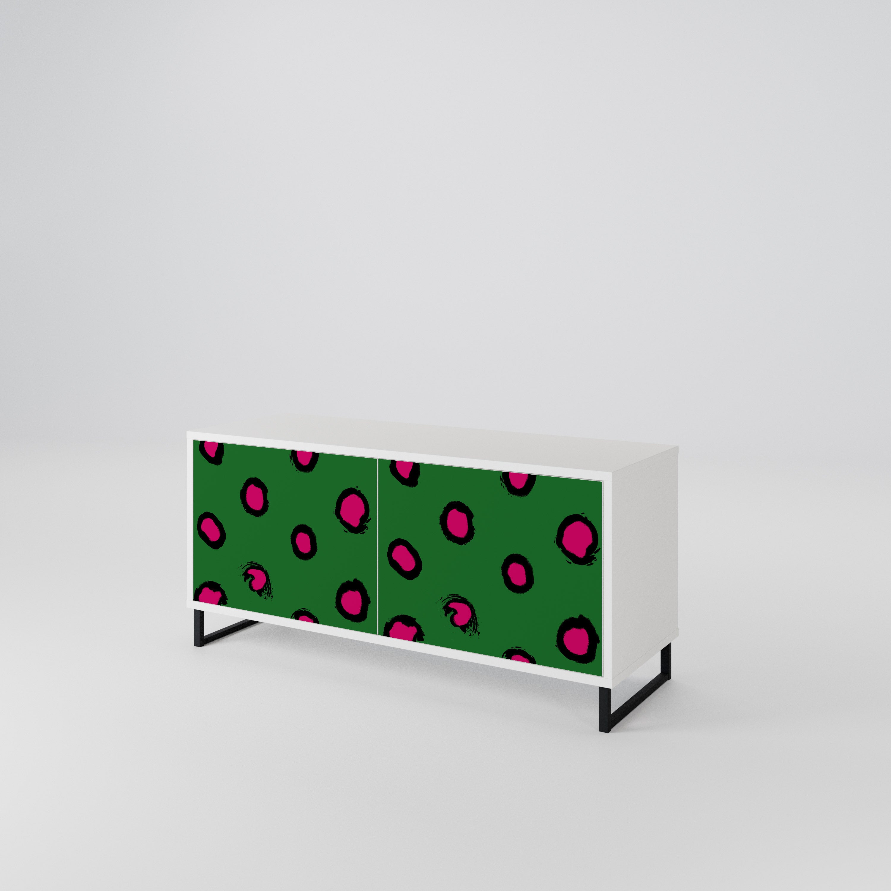 FUNKY SPOTS Compact 2-Door TV Cabinet