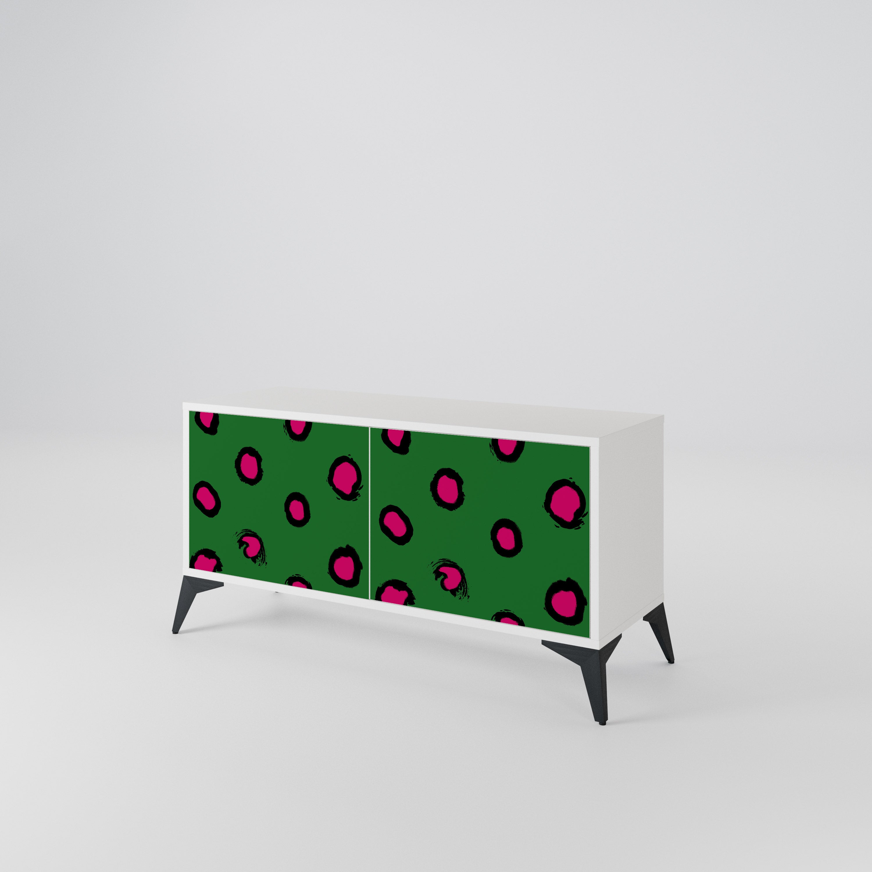 FUNKY SPOTS Compact 2-Door TV Cabinet