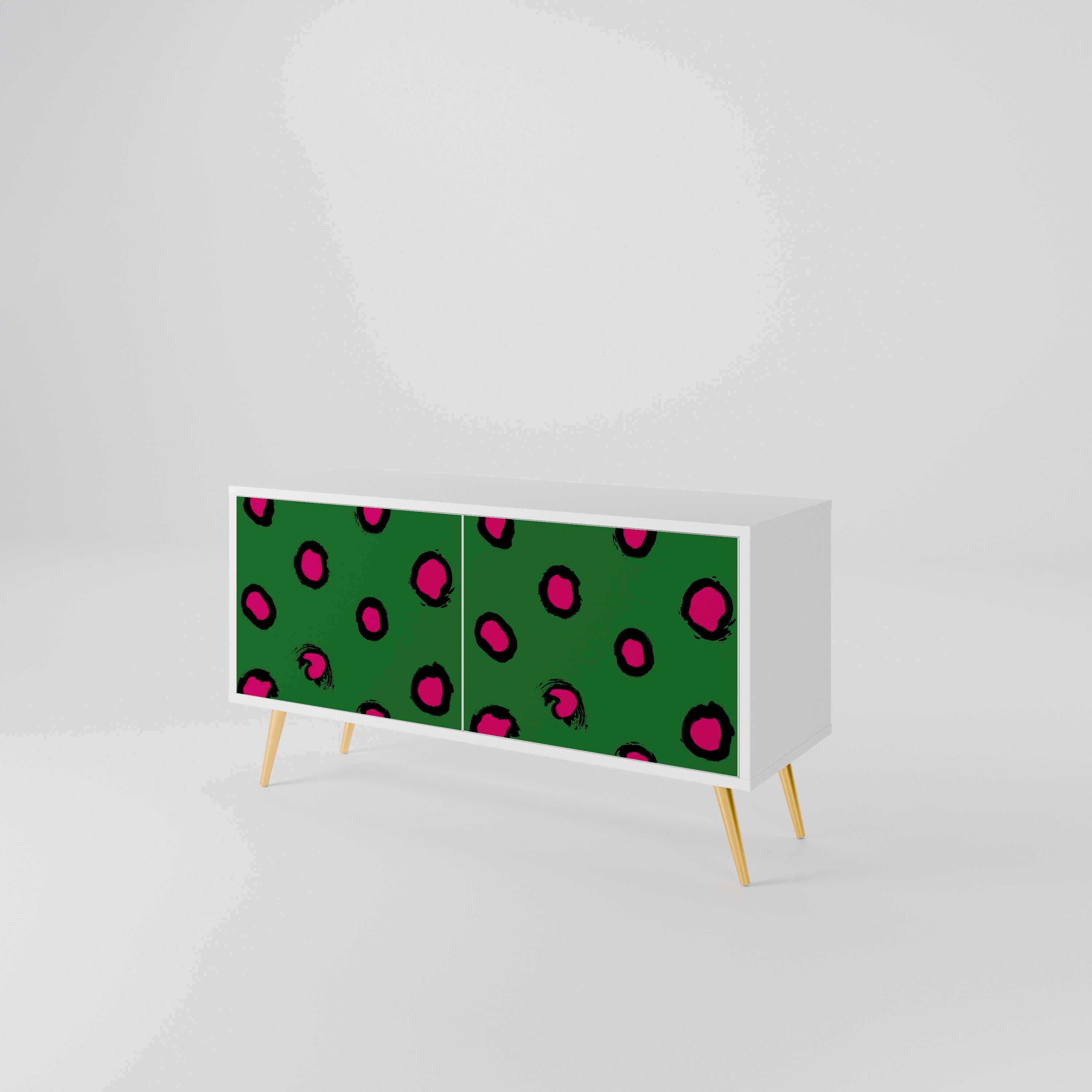 FUNKY SPOTS Compact 2-Door TV Cabinet