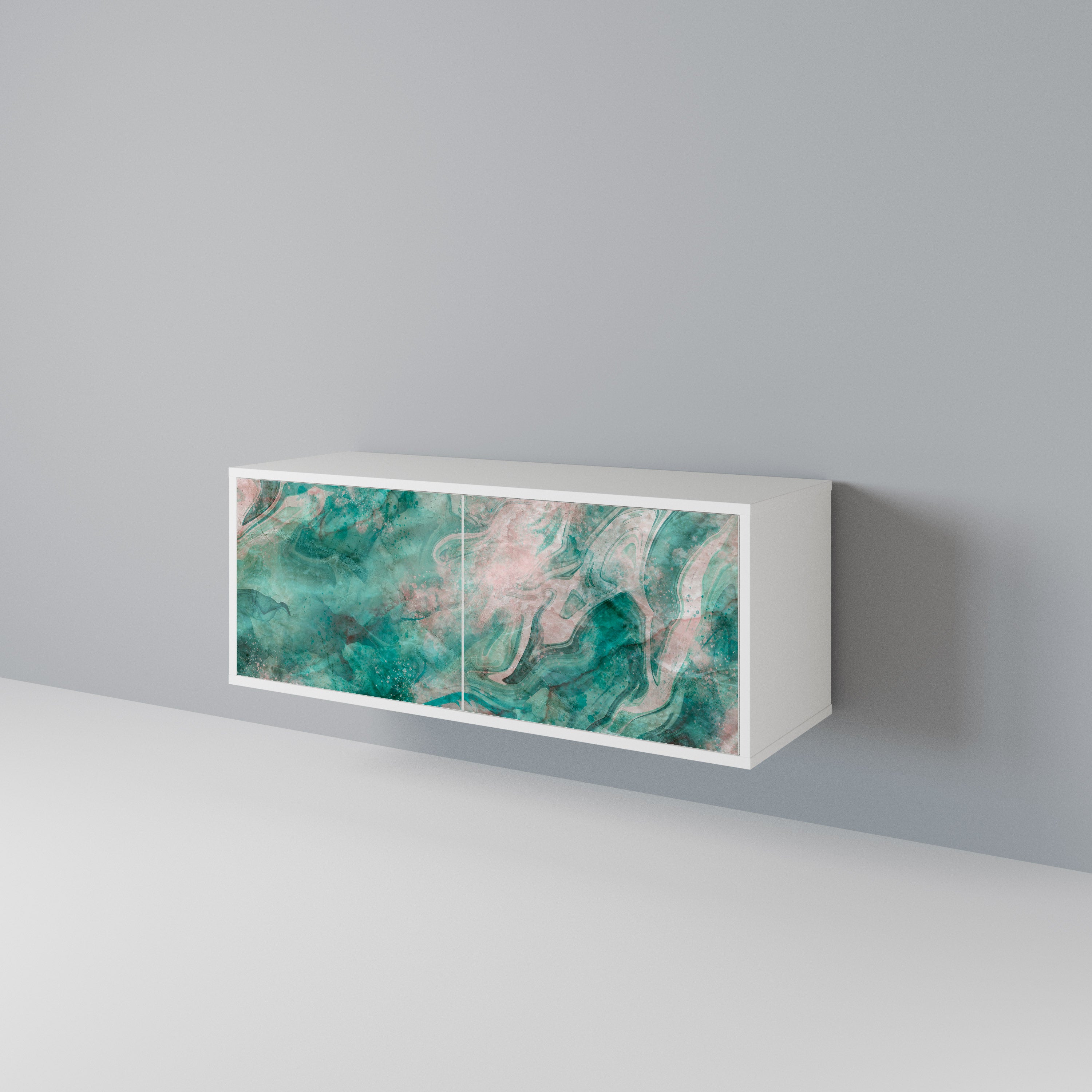 ABSTRACT ALCHEMY Compact 2-Door TV Cabinet