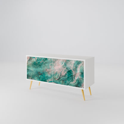 ABSTRACT ALCHEMY Compact 2-Door TV Cabinet