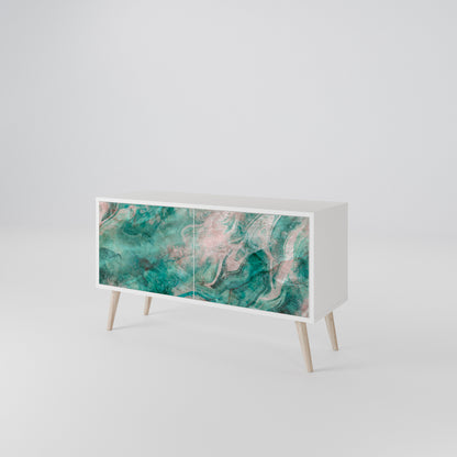 ABSTRACT ALCHEMY Compact 2-Door TV Cabinet