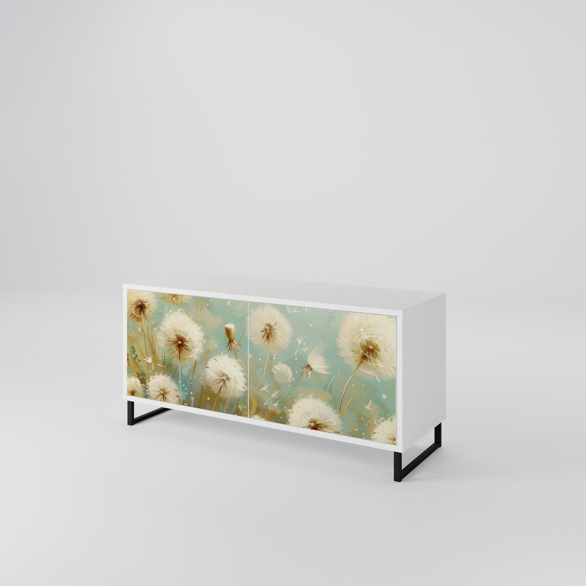 DREAMY MEADOW Compact 2-Door TV Cabinet