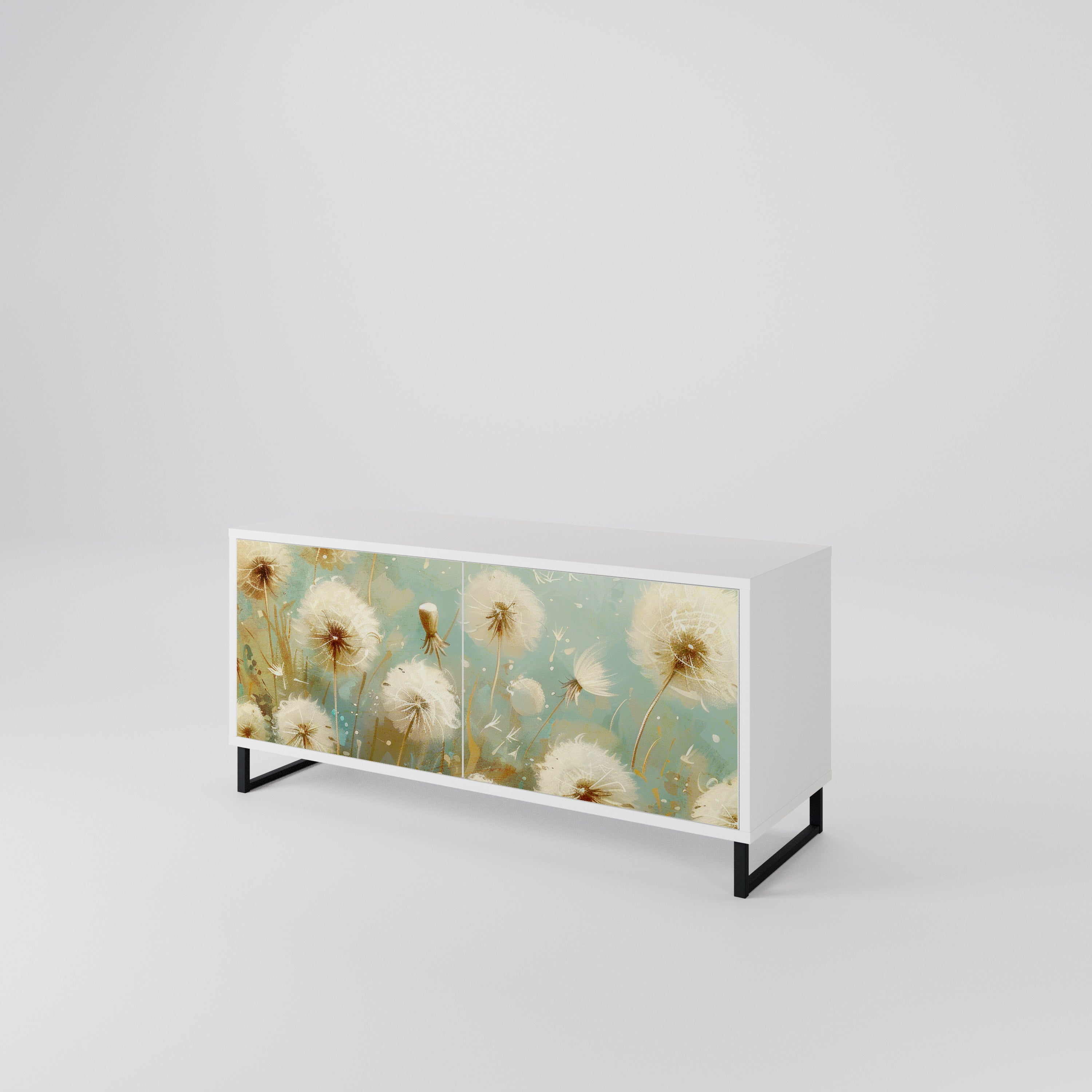 DREAMY MEADOW Compact 2-Door TV Cabinet