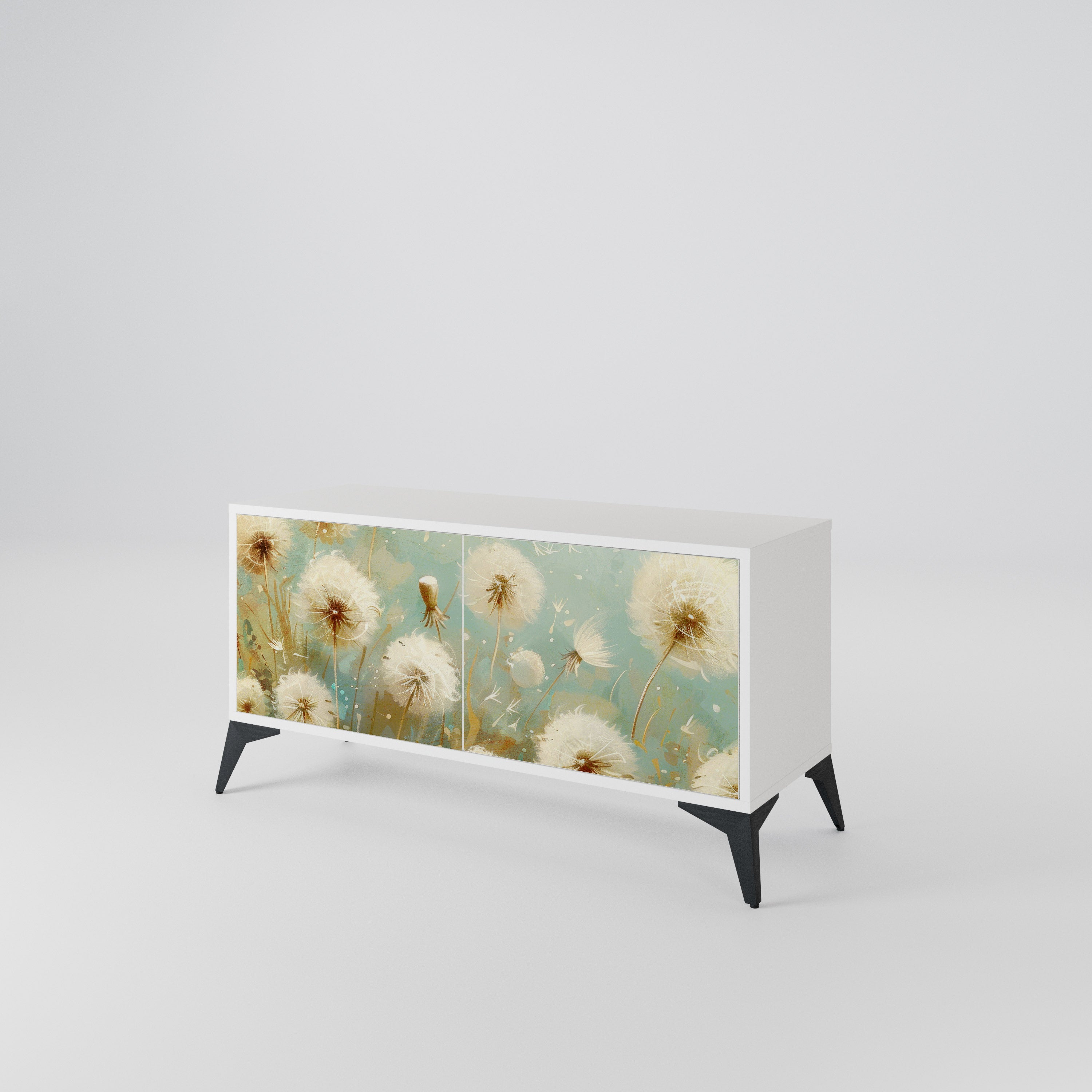 DREAMY MEADOW Compact 2-Door TV Cabinet