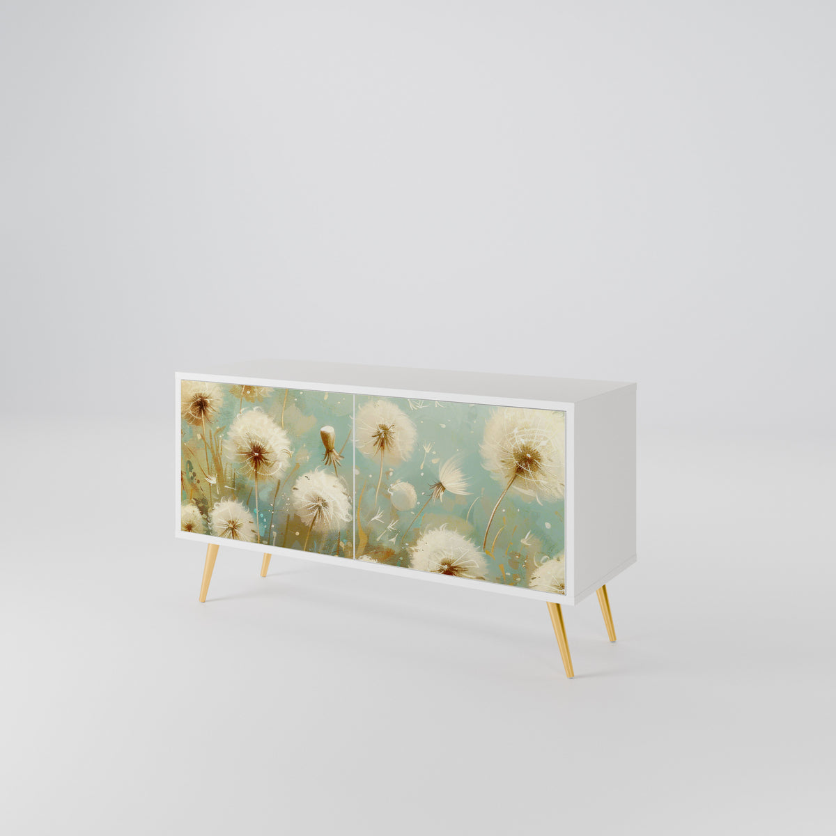 DREAMY MEADOW Compact 2-Door TV Cabinet