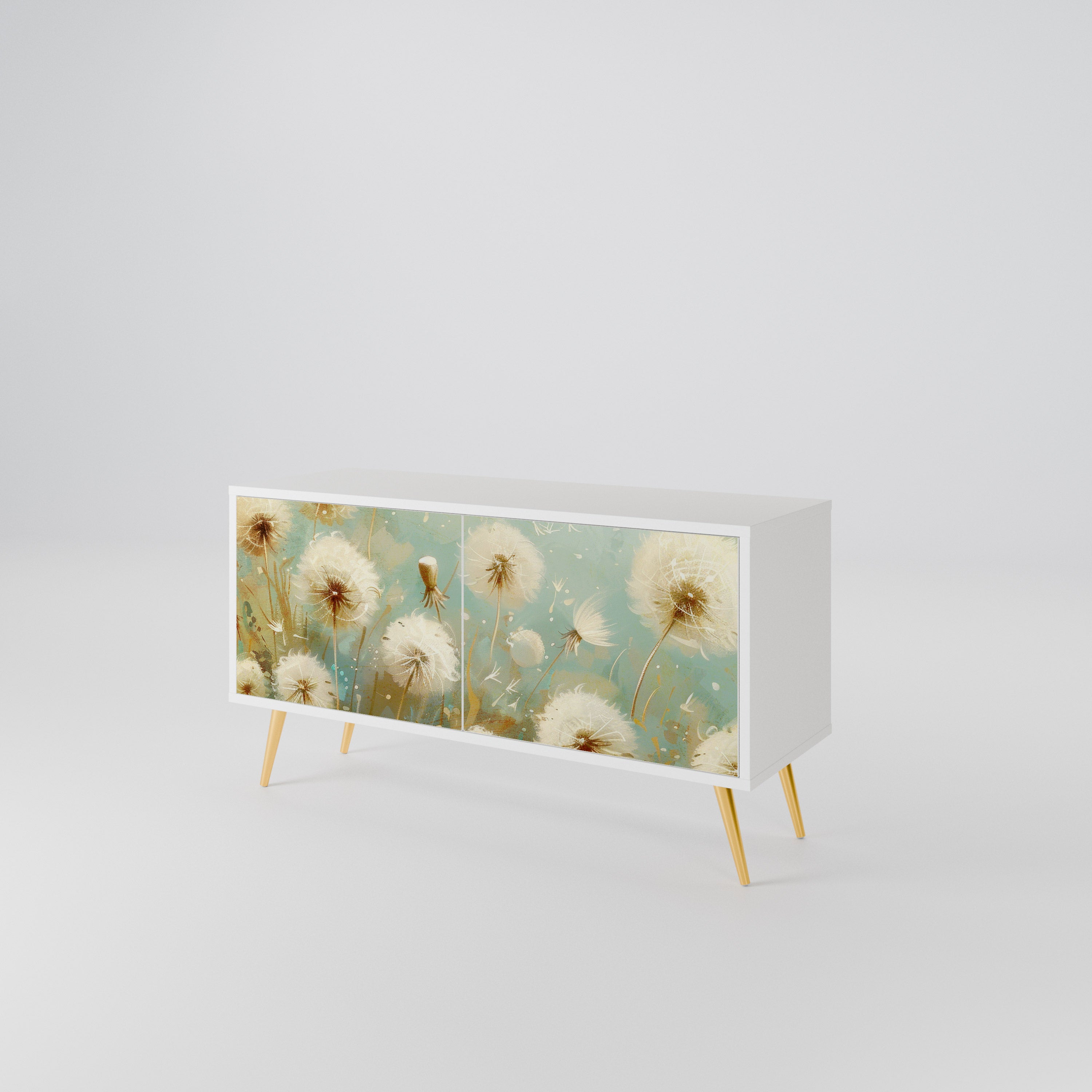 DREAMY MEADOW Compact 2-Door TV Cabinet