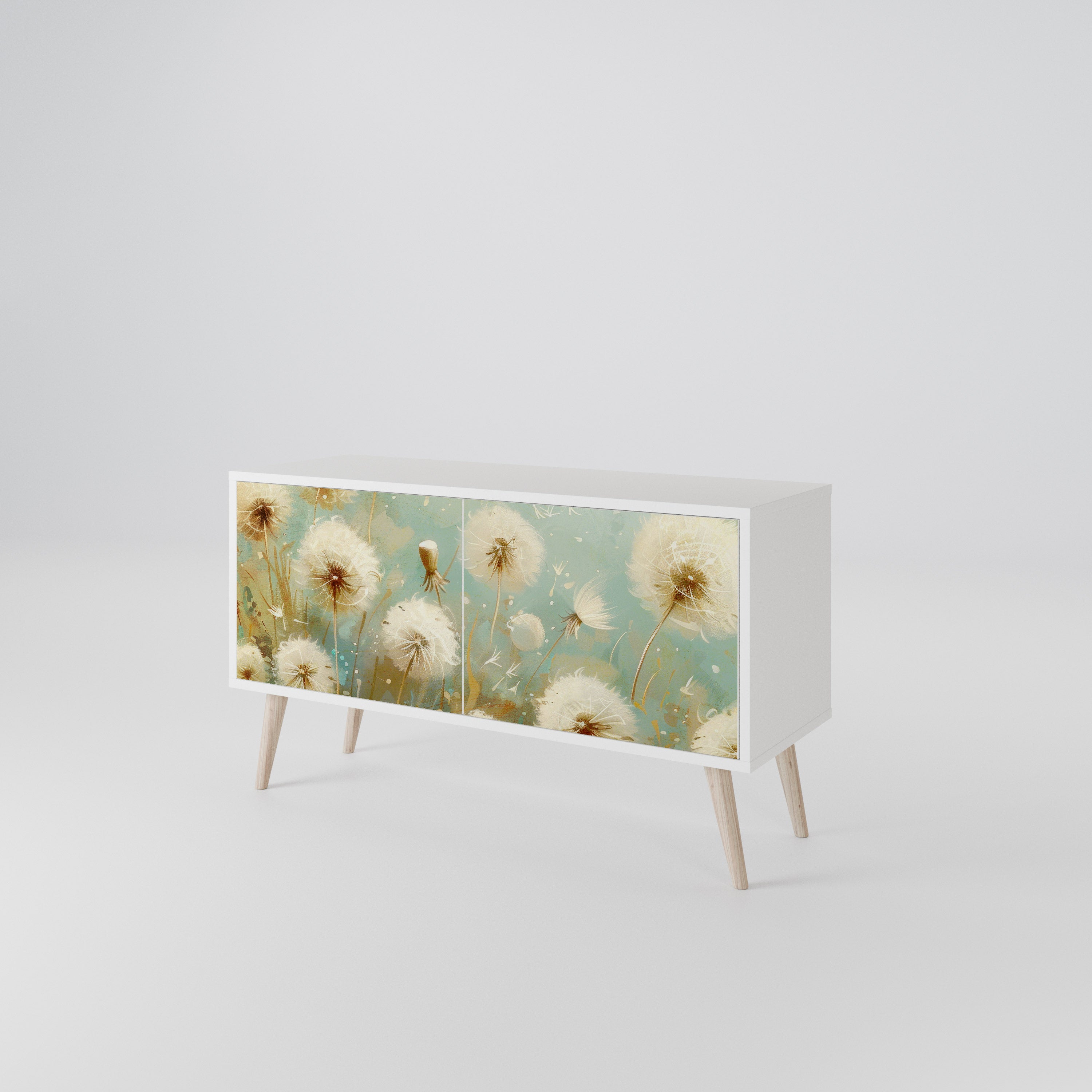 DREAMY MEADOW Compact 2-Door TV Cabinet