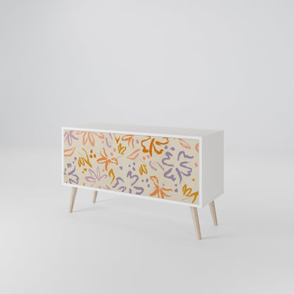SPRING WHIMSY Compact 2-Door TV Cabinet