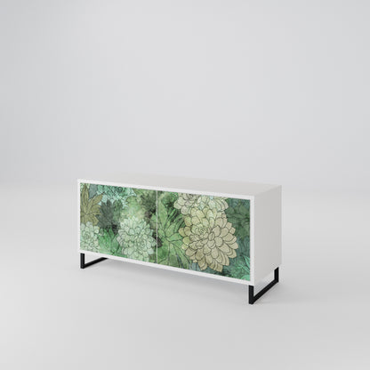 SUCCULENT CLUSTER Compact 2-Door TV Cabinet
