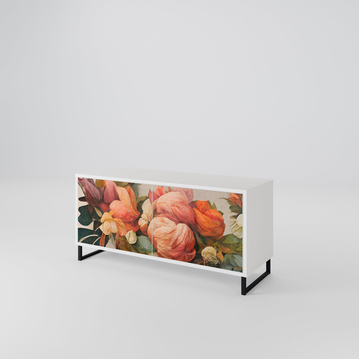STYLISH BEAUTY Compact 2-Door TV Cabinet