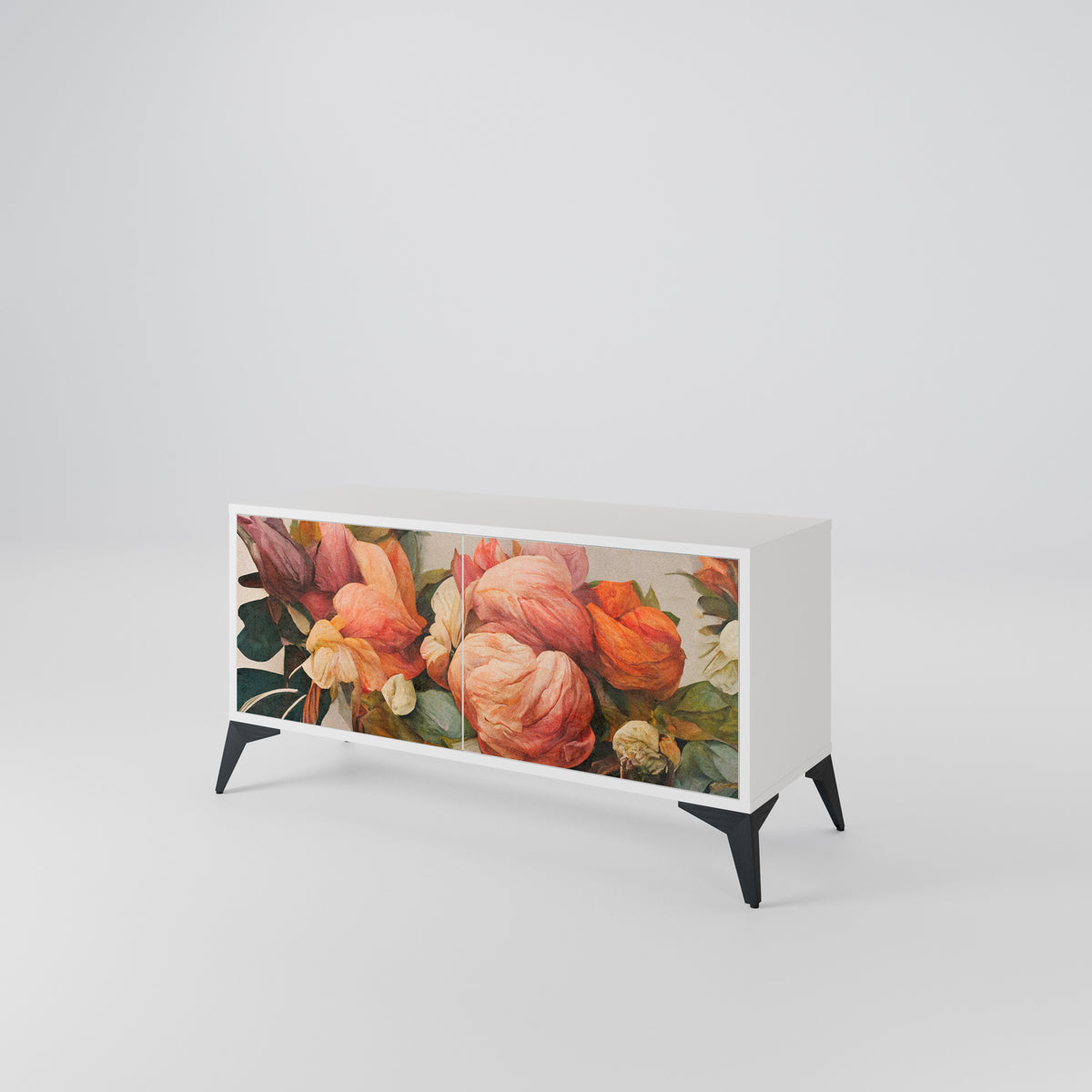 STYLISH BEAUTY Compact 2-Door TV Cabinet