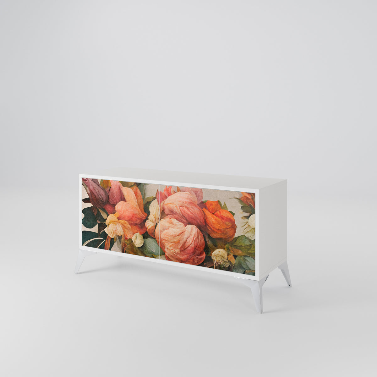 STYLISH BEAUTY Compact 2-Door TV Cabinet