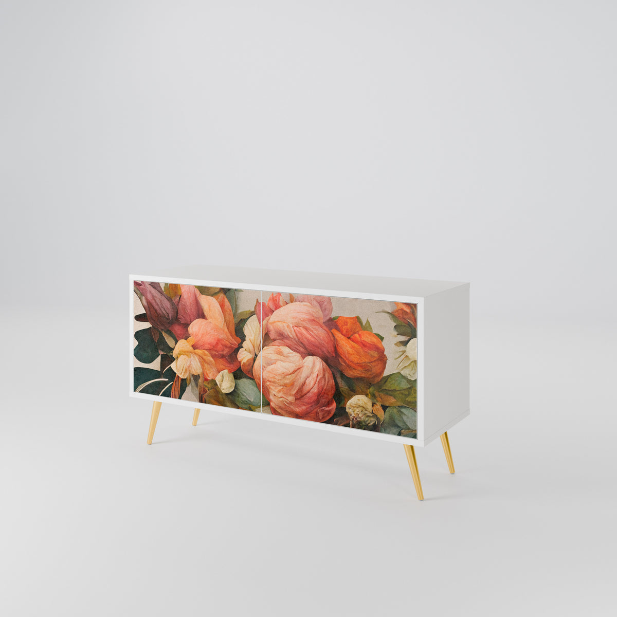 STYLISH BEAUTY Compact 2-Door TV Cabinet