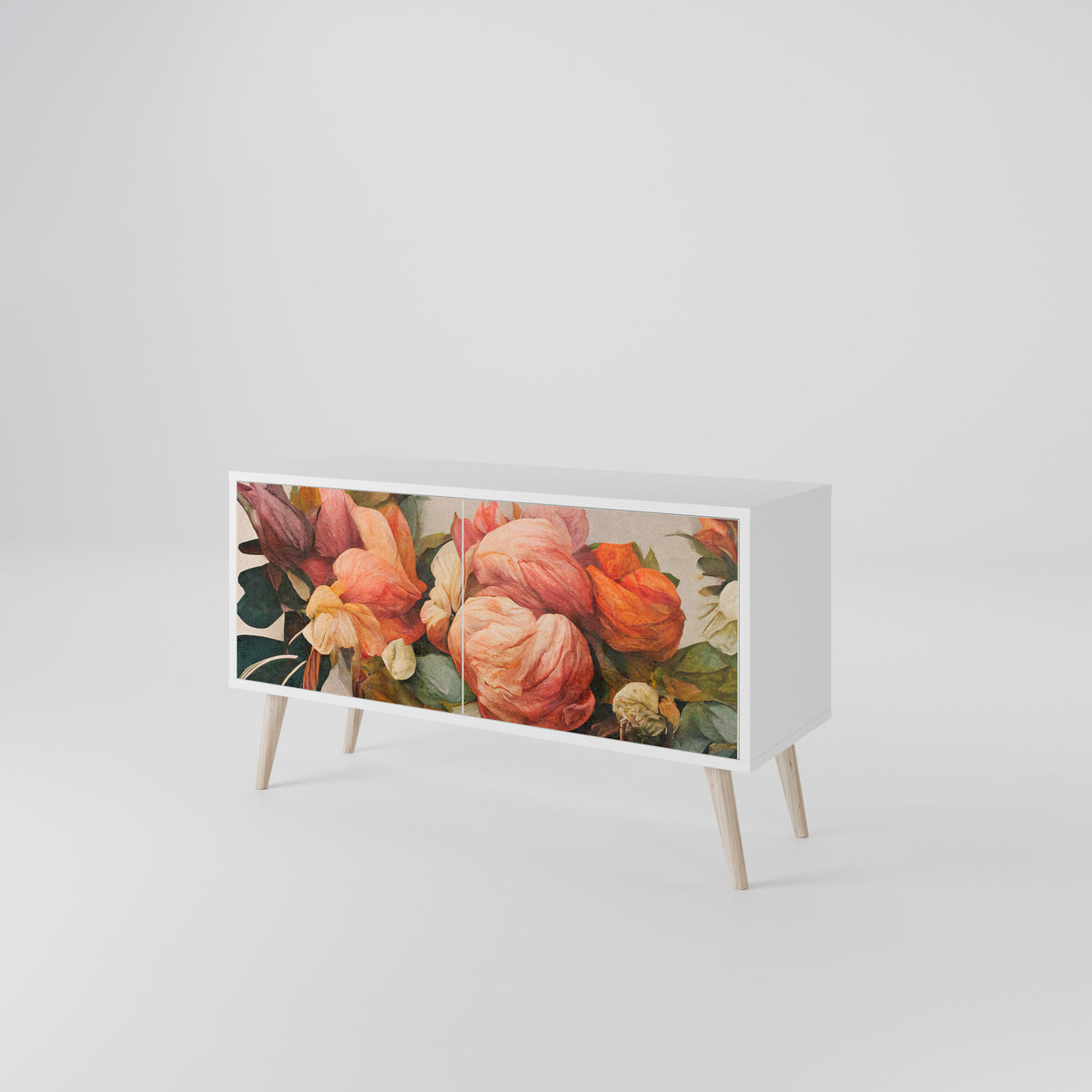 STYLISH BEAUTY Compact 2-Door TV Cabinet