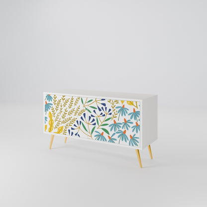 HELLO SPRING Compact 2-Door TV Cabinet