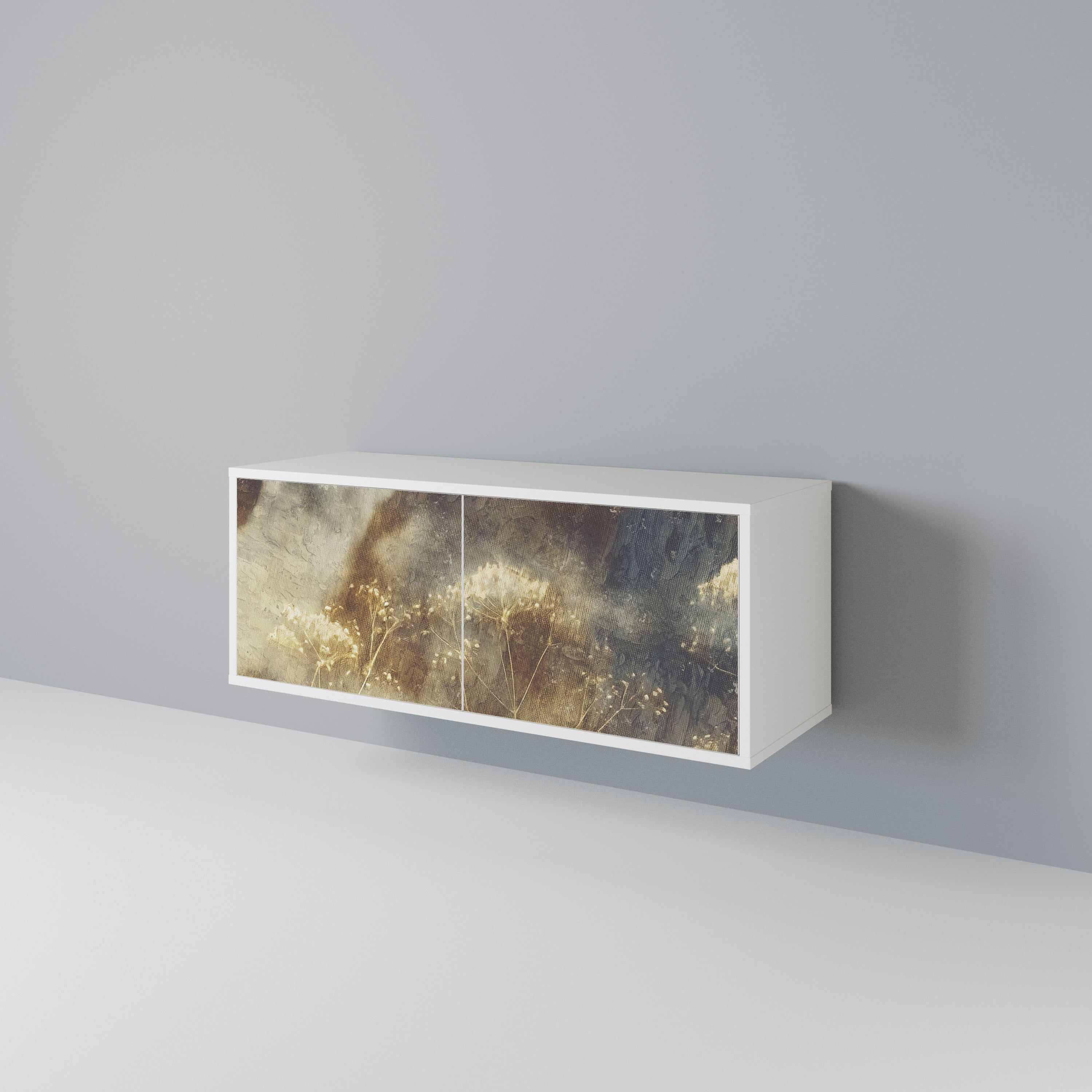 GENTLE POWER Compact 2-Door TV Cabinet