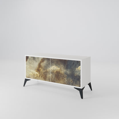 GENTLE POWER Compact 2-Door TV Cabinet