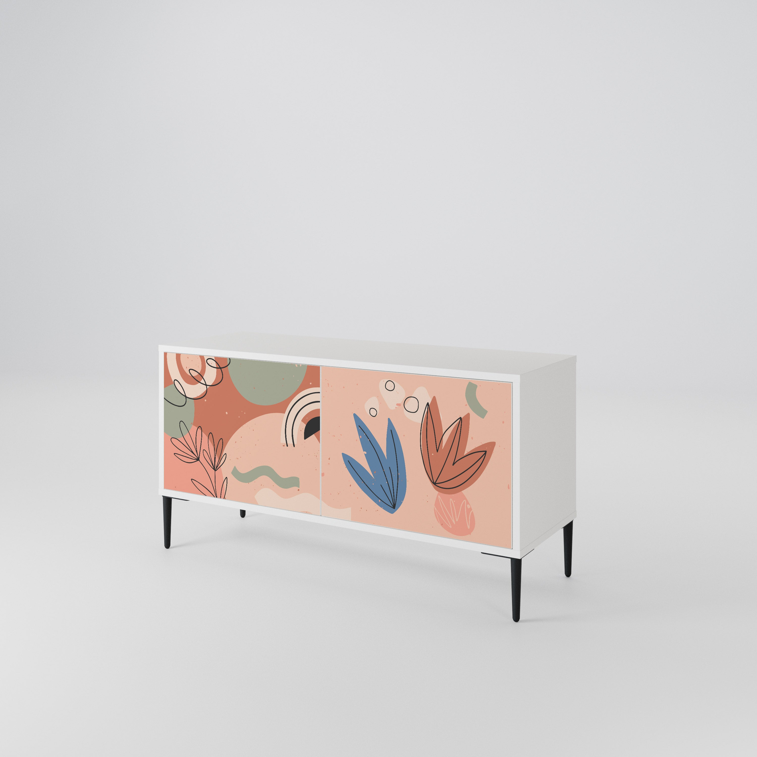 PASTEL DESTINY Compact 2-Door TV Cabinet