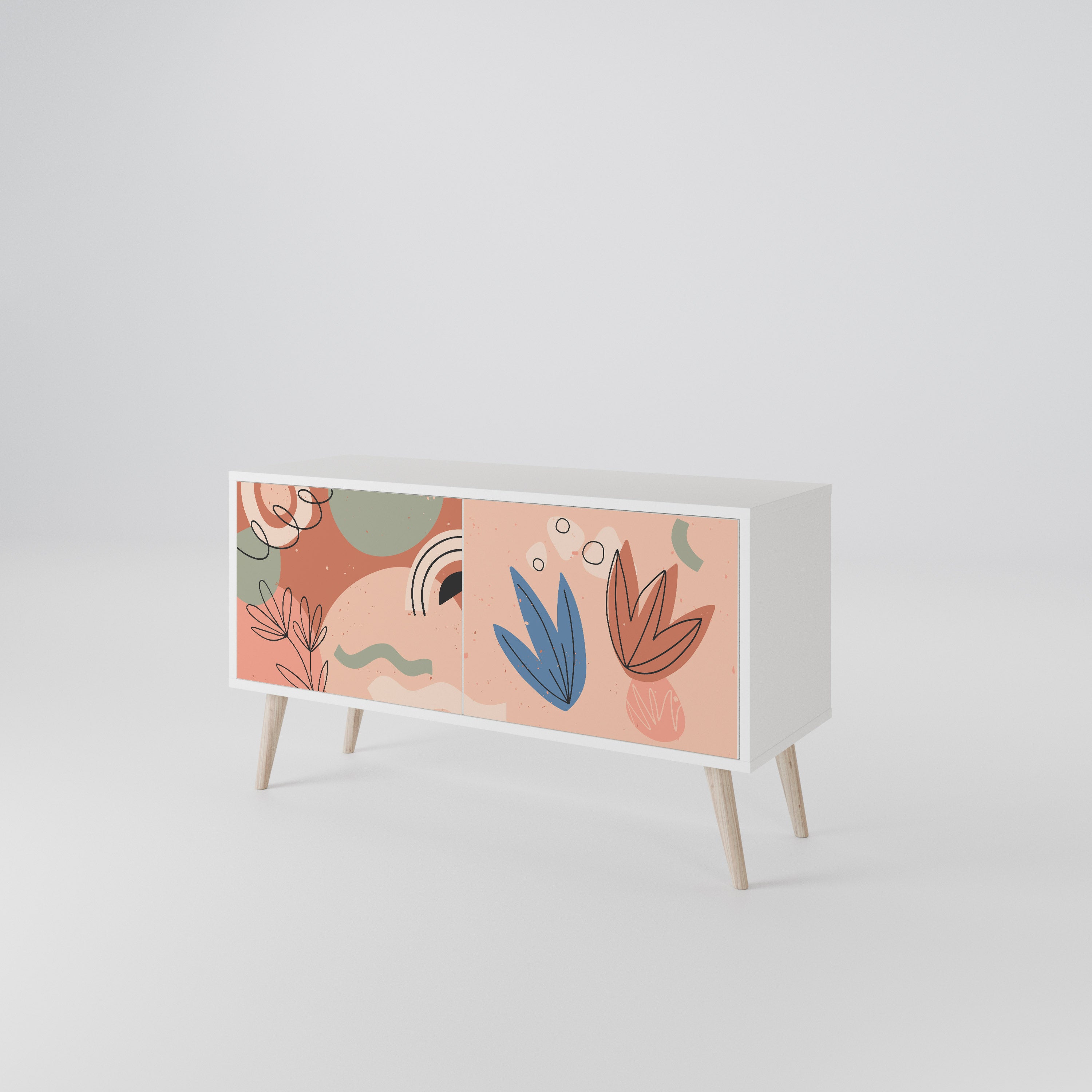 PASTEL DESTINY Compact 2-Door TV Cabinet