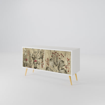 HERBAL GRACE Compact 2-Door TV Cabinet
