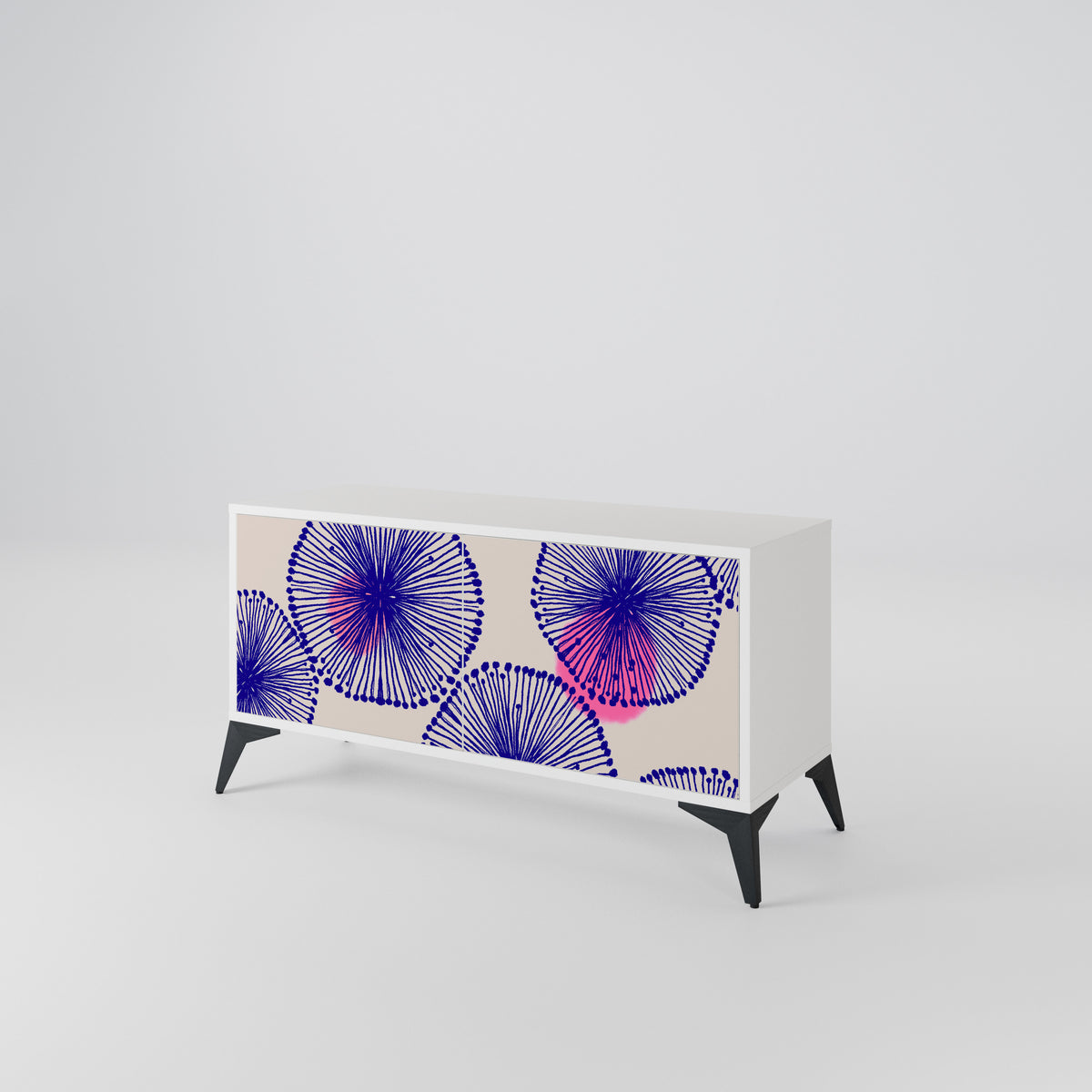 MAGIC NATURE Compact 2-Door TV Cabinet