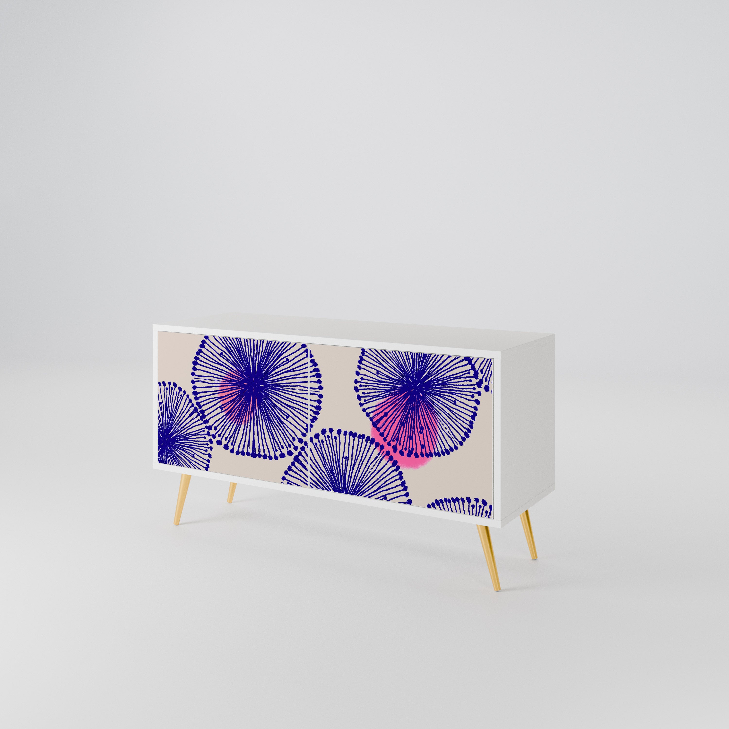 MAGIC NATURE Compact 2-Door TV Cabinet