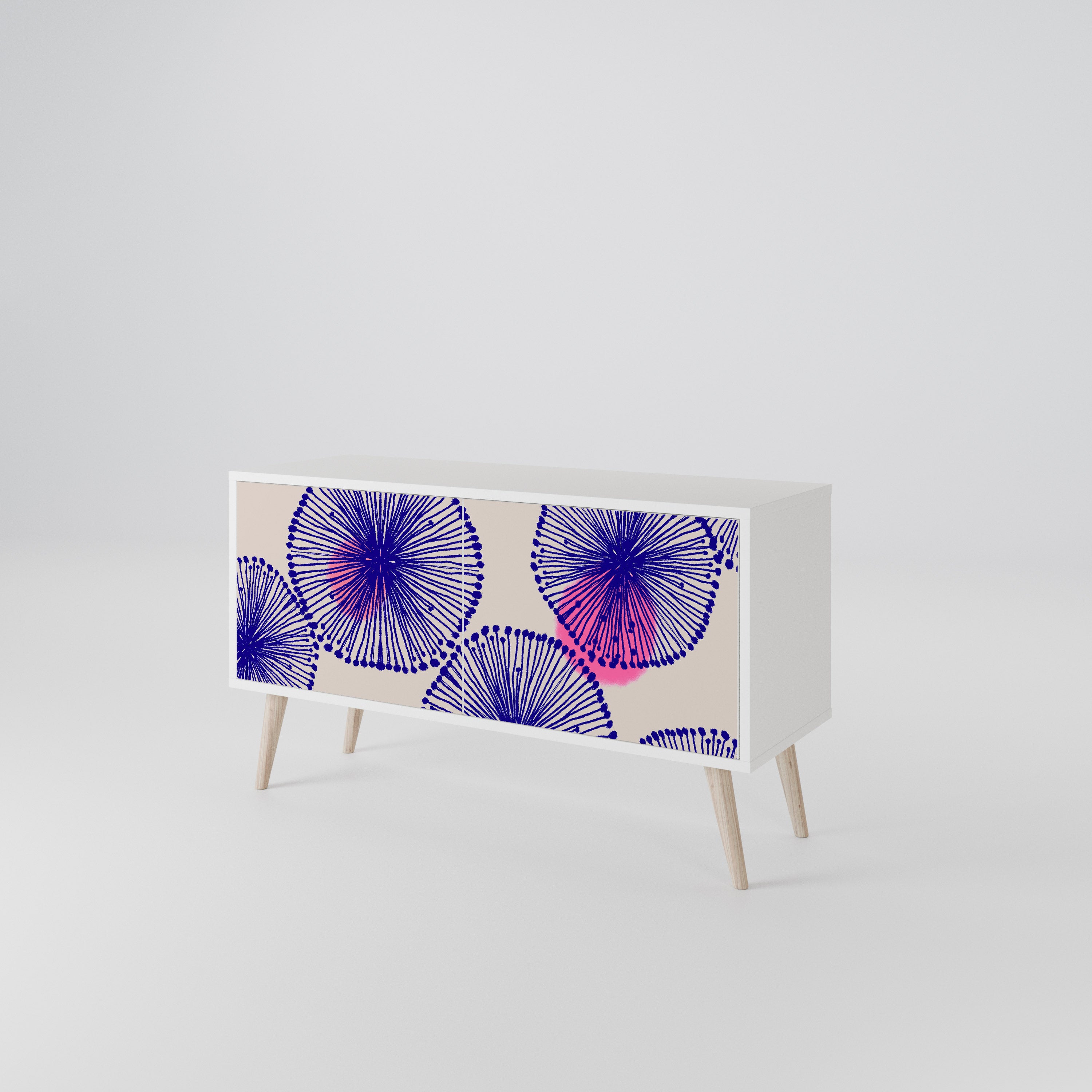 MAGIC NATURE Compact 2-Door TV Cabinet