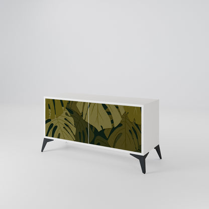 TROPICAL BEAUTY Compact 2-Door TV Cabinet