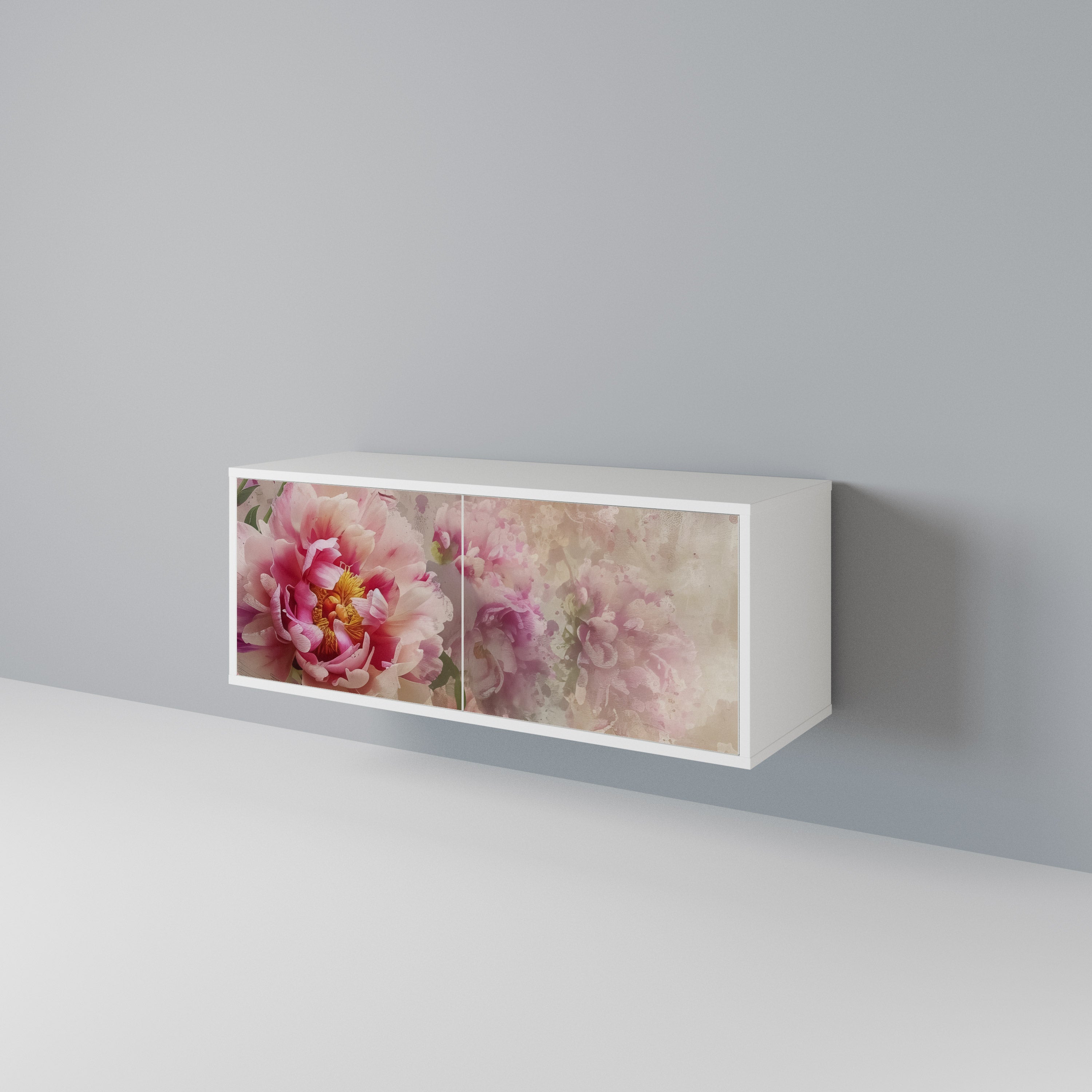 PEONY WHISPER Compact 2-Door TV Cabinet