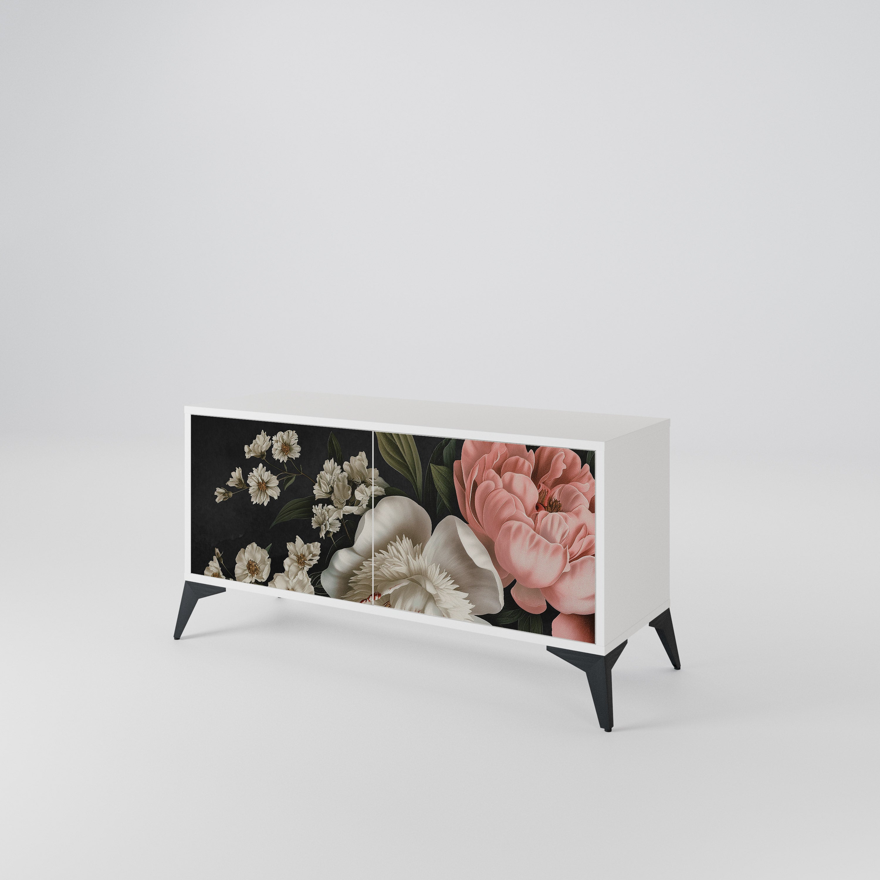 LUSH ELEGANCE Compact 2-Door TV Cabinet