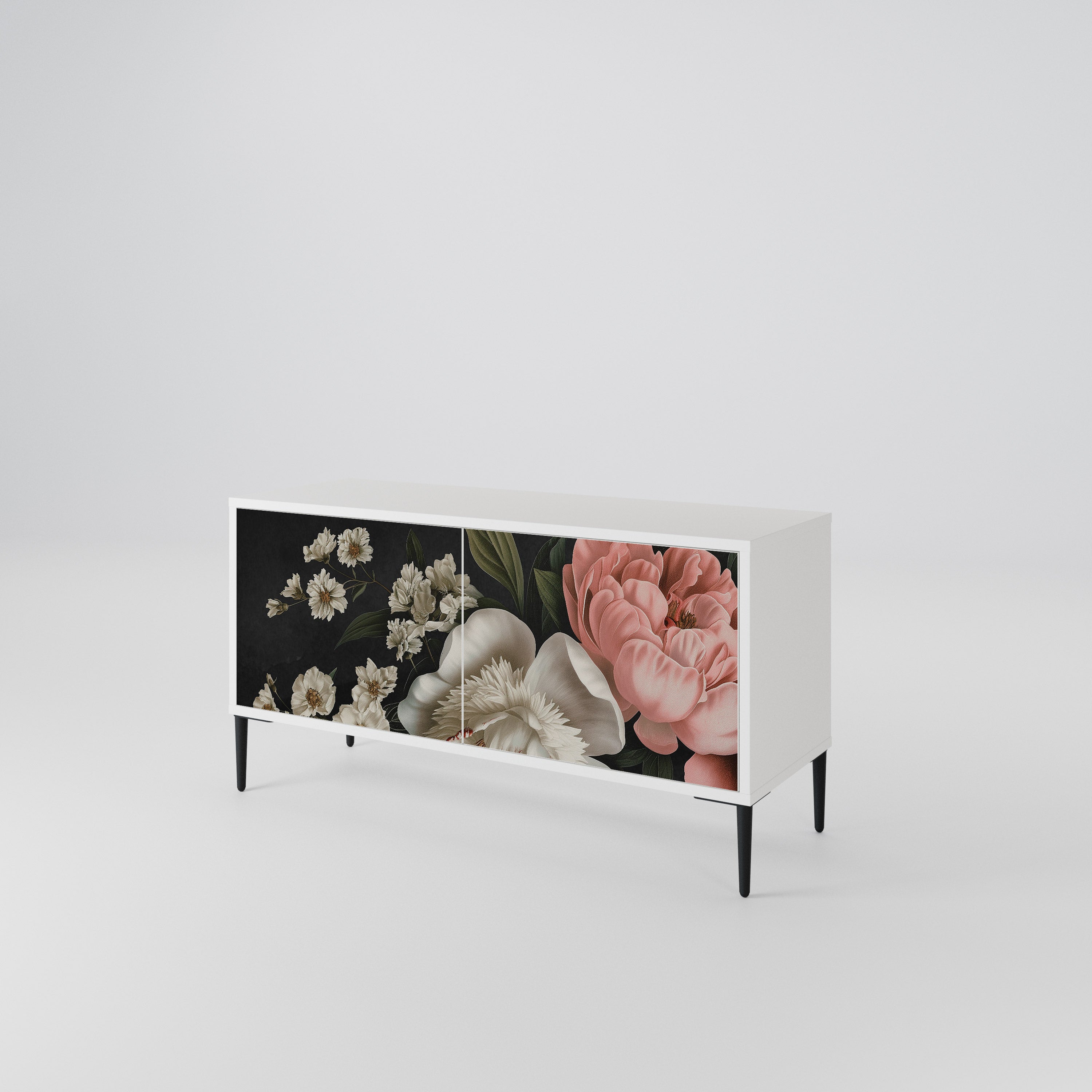 LUSH ELEGANCE Compact 2-Door TV Cabinet