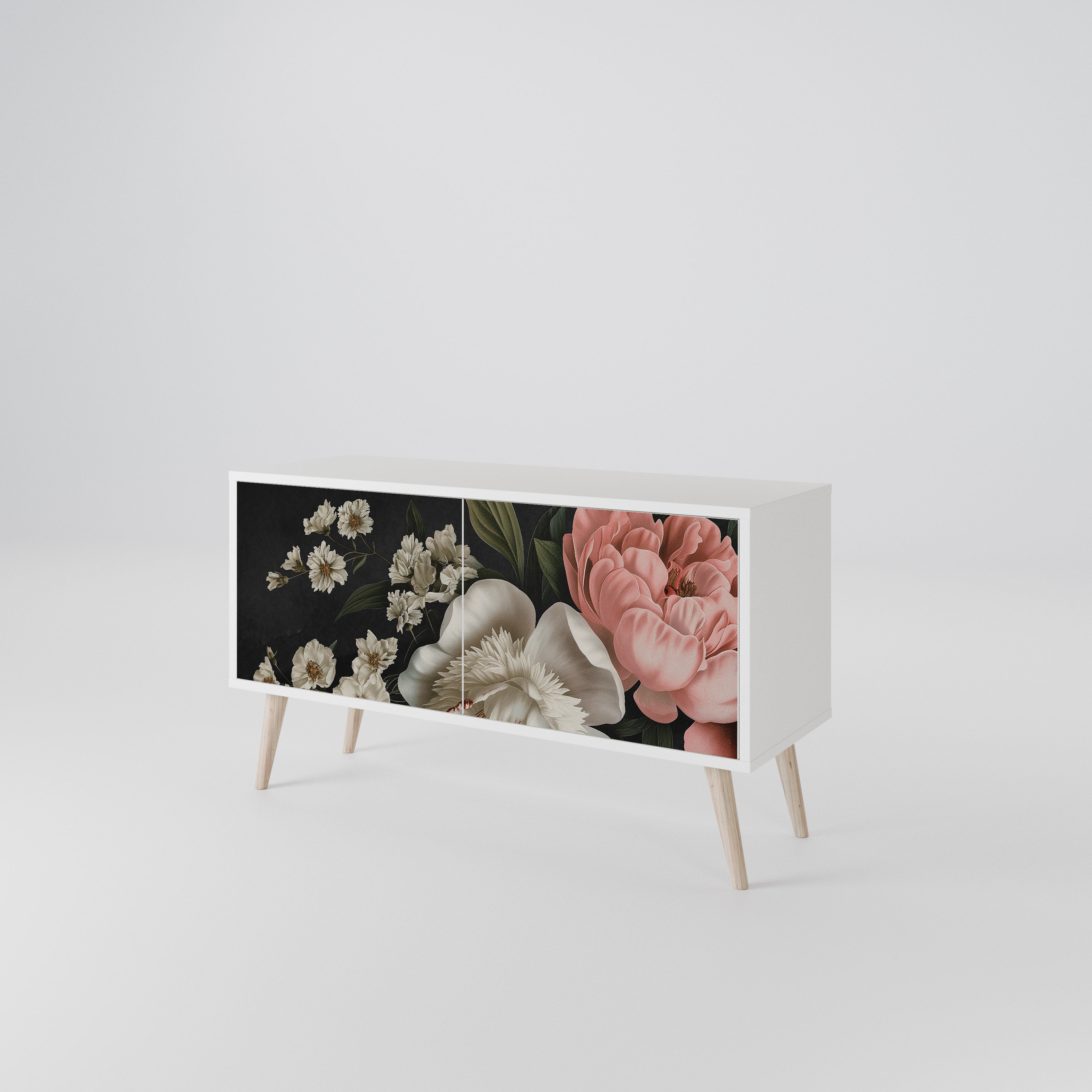 LUSH ELEGANCE Compact 2-Door TV Cabinet