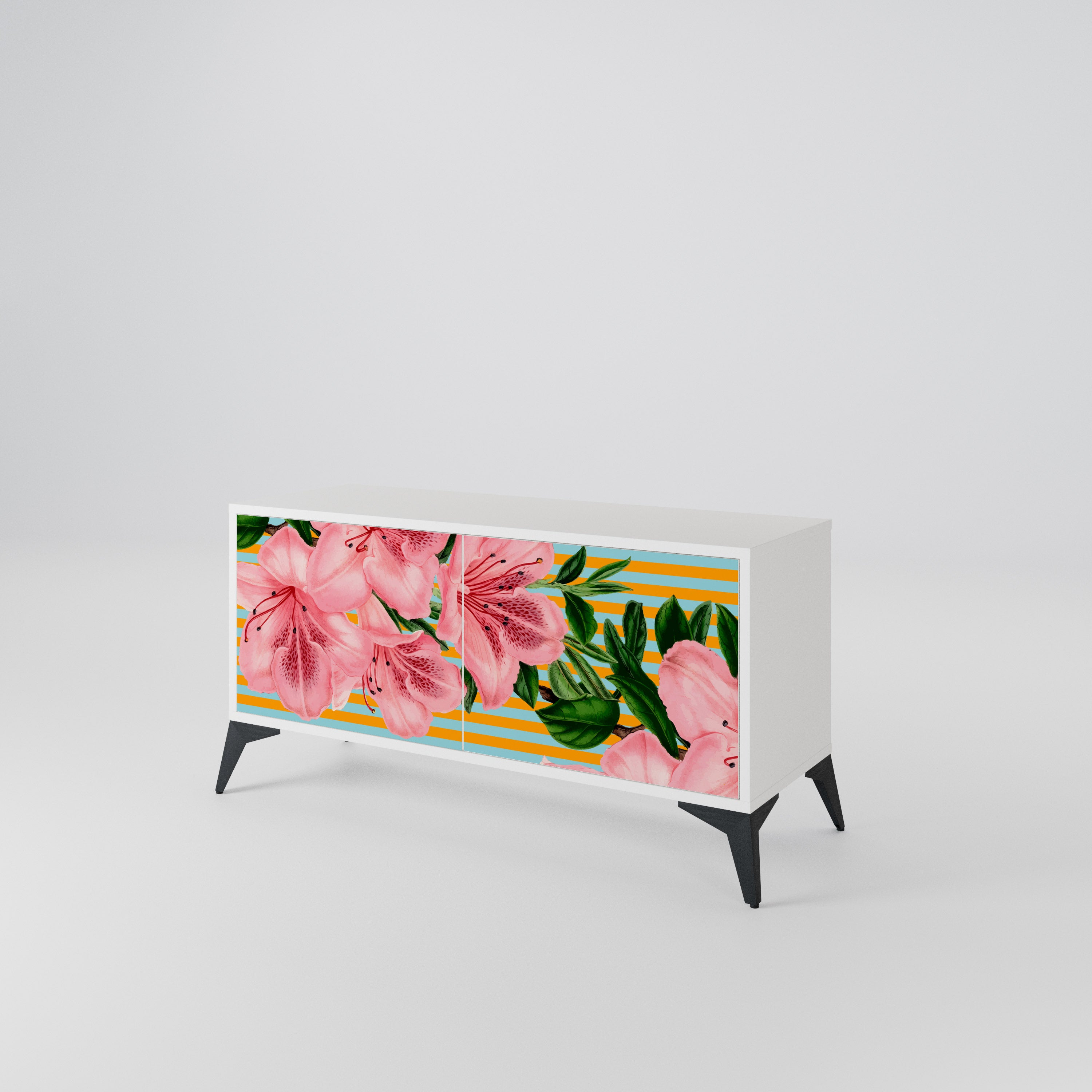 FRAGILE BEAUTY Compact 2-Door TV Cabinet