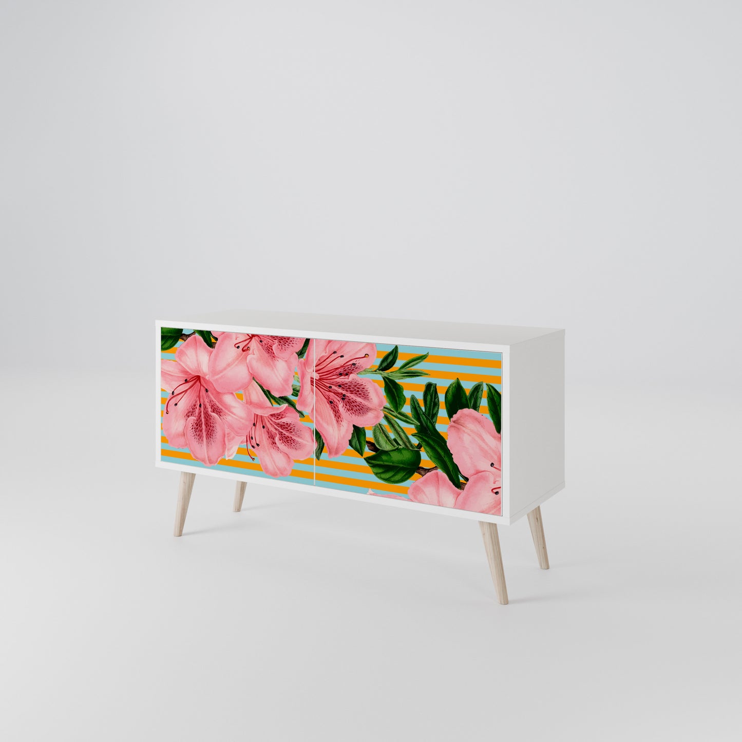 FRAGILE BEAUTY Compact 2-Door TV Cabinet